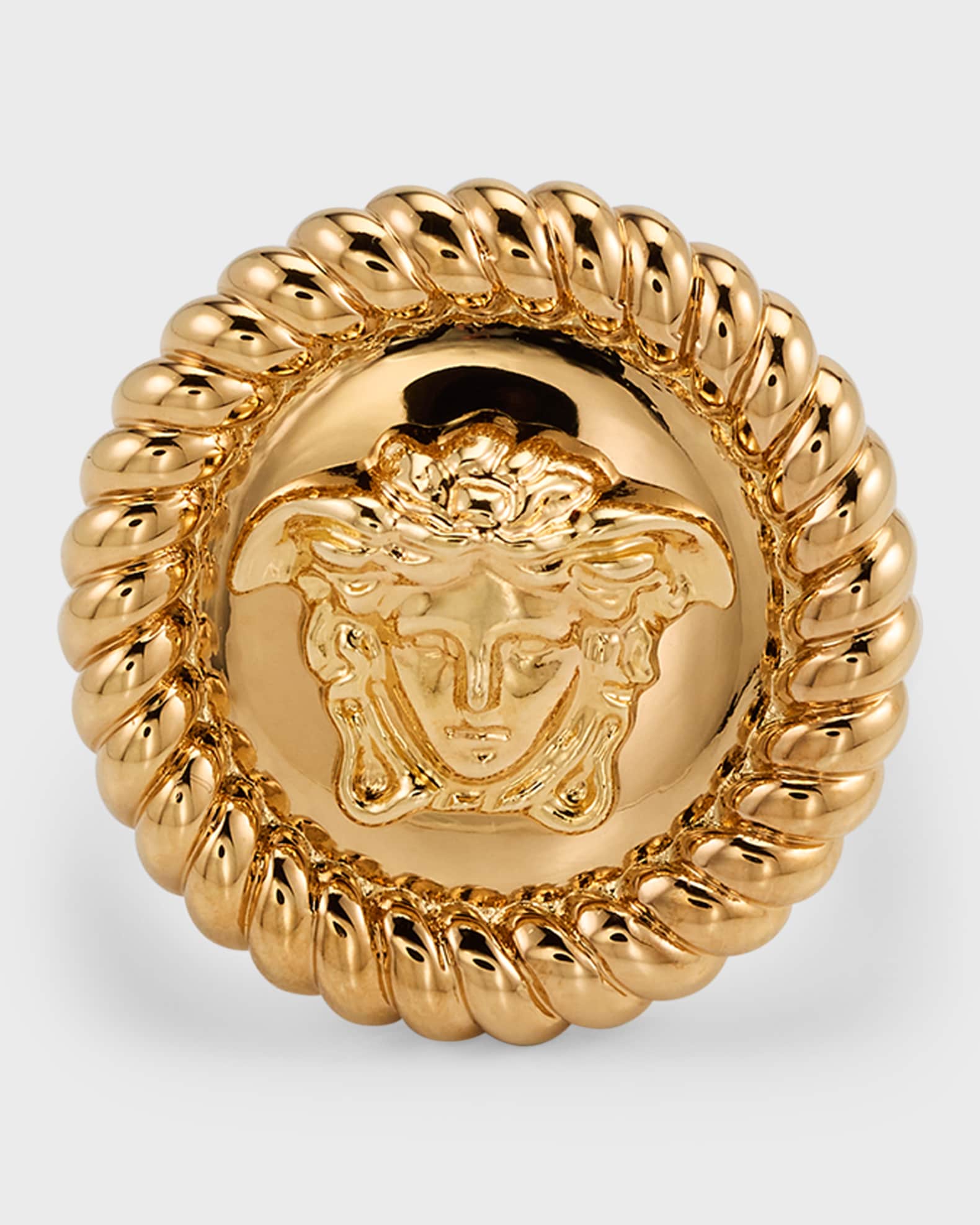 Versace 24k gold ring cheap