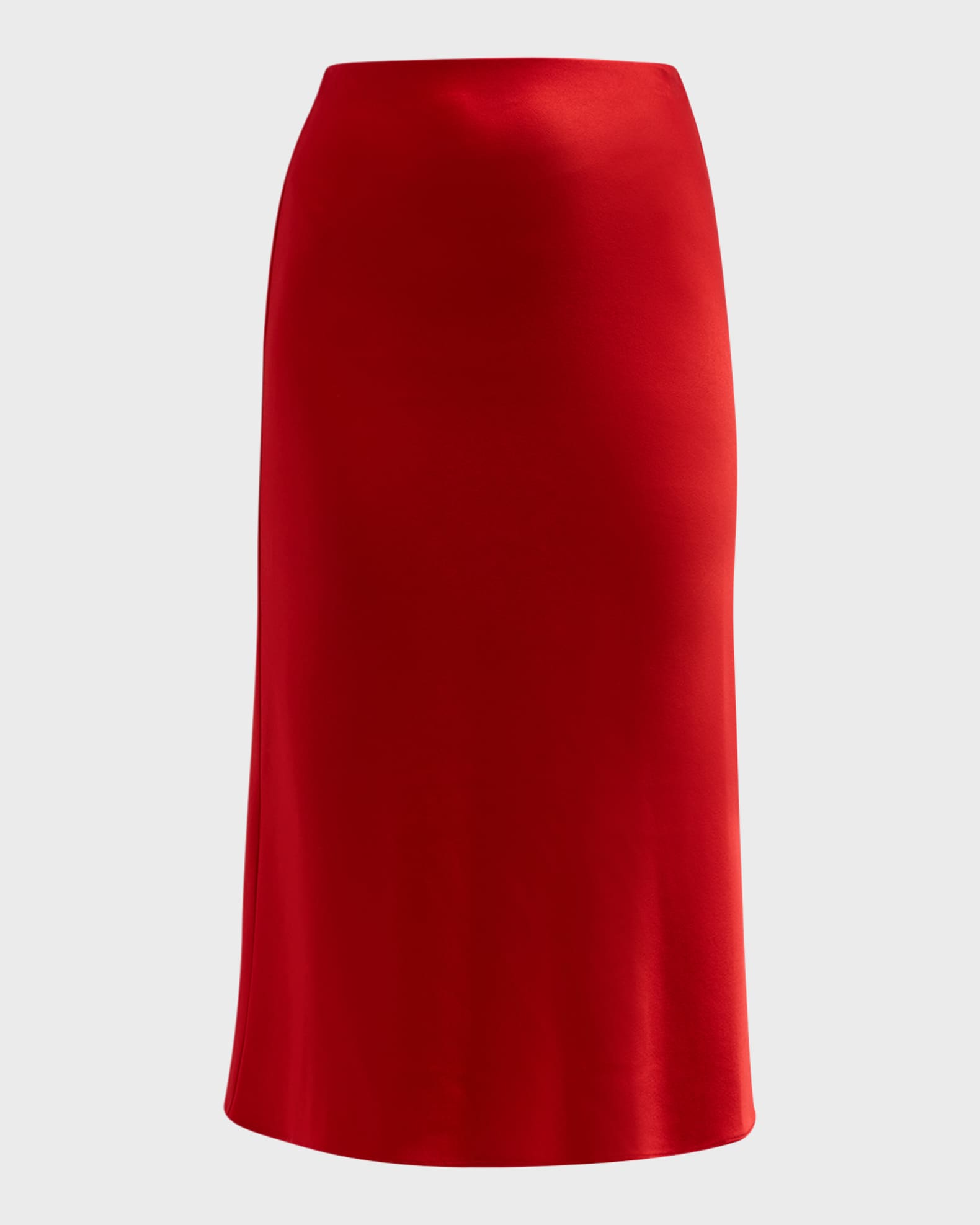 Alice + Olivia Maeve Satin Slip Skirt