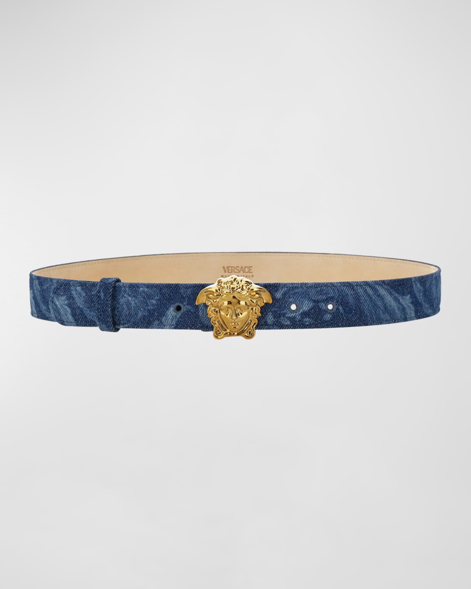 Versace belt blue store