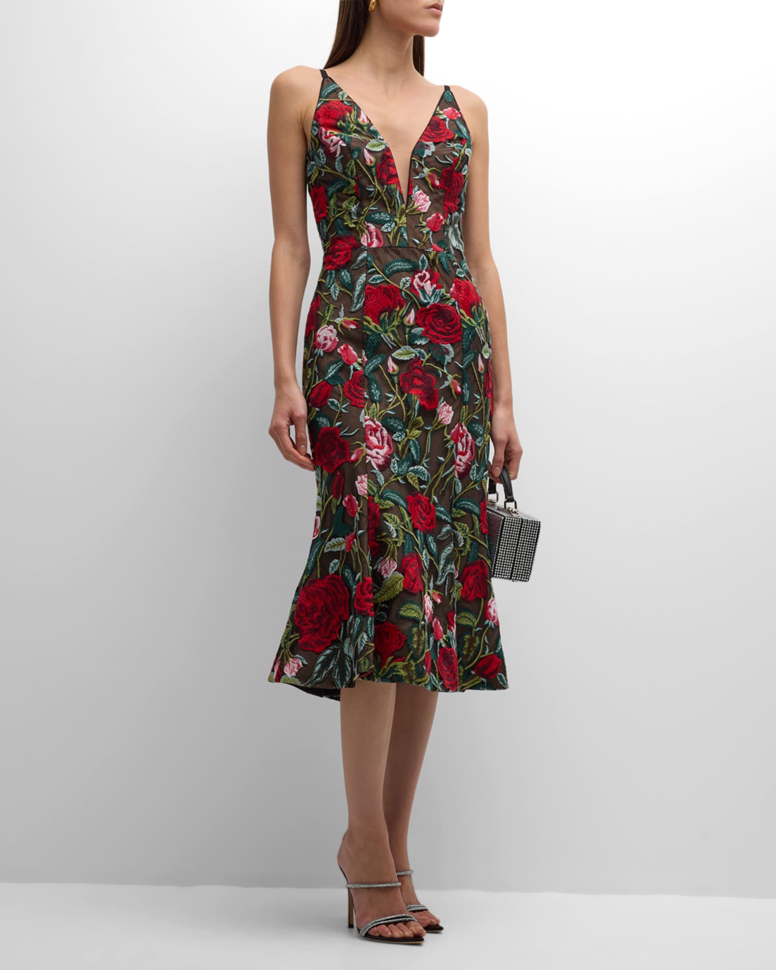 Dress the population sales isabelle midi dress