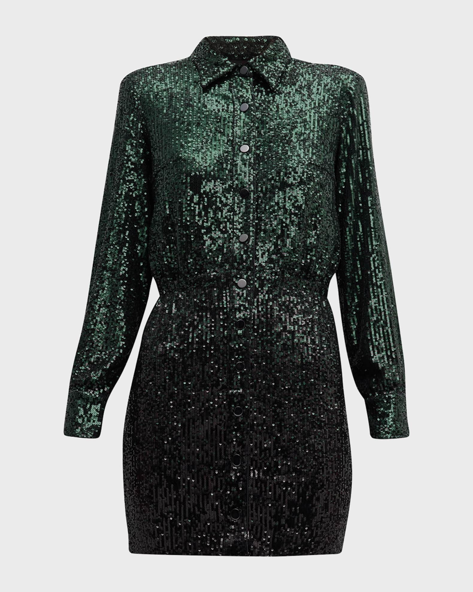 Zara ombre sequin dress on sale