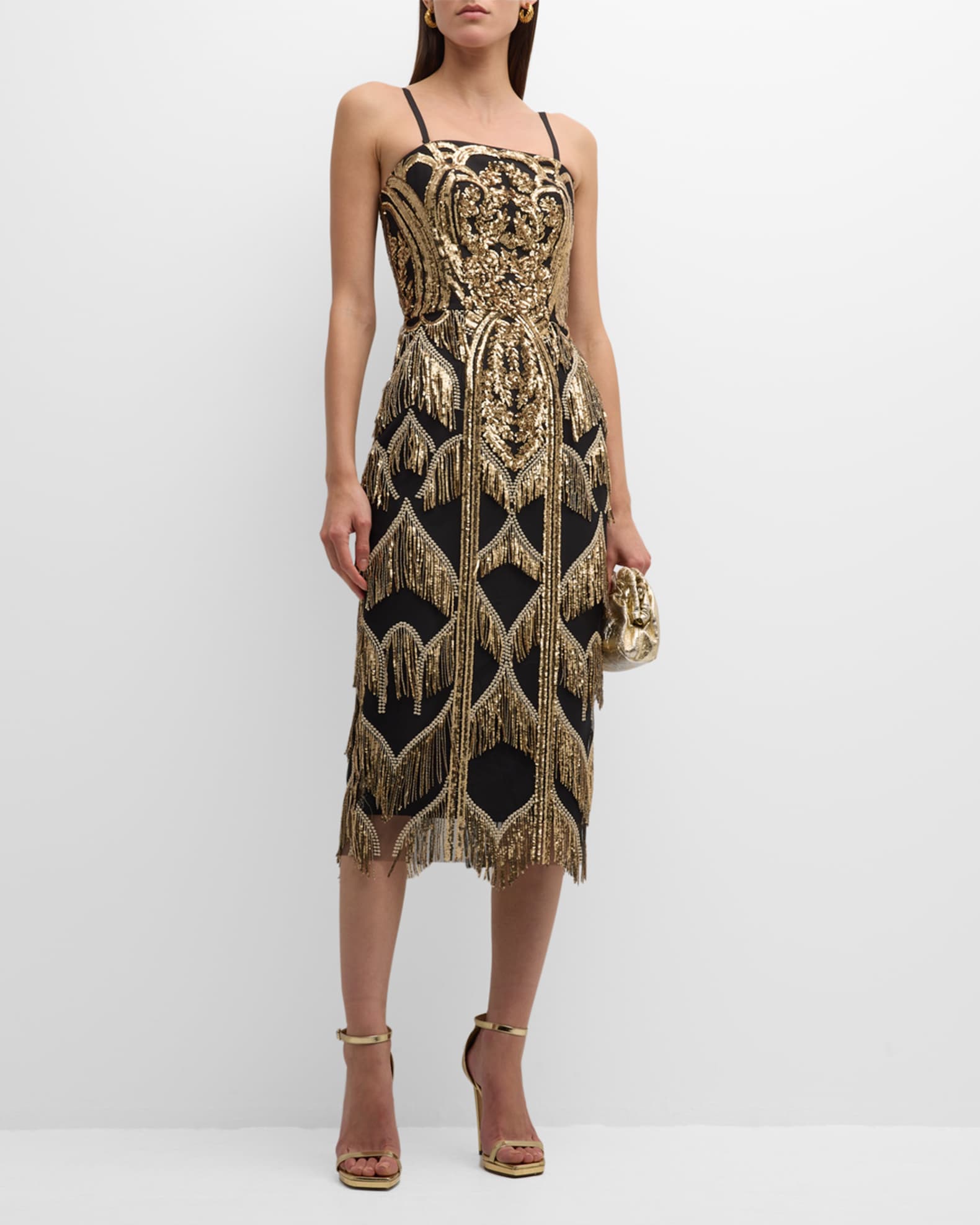 Dress the deals population fringe dress