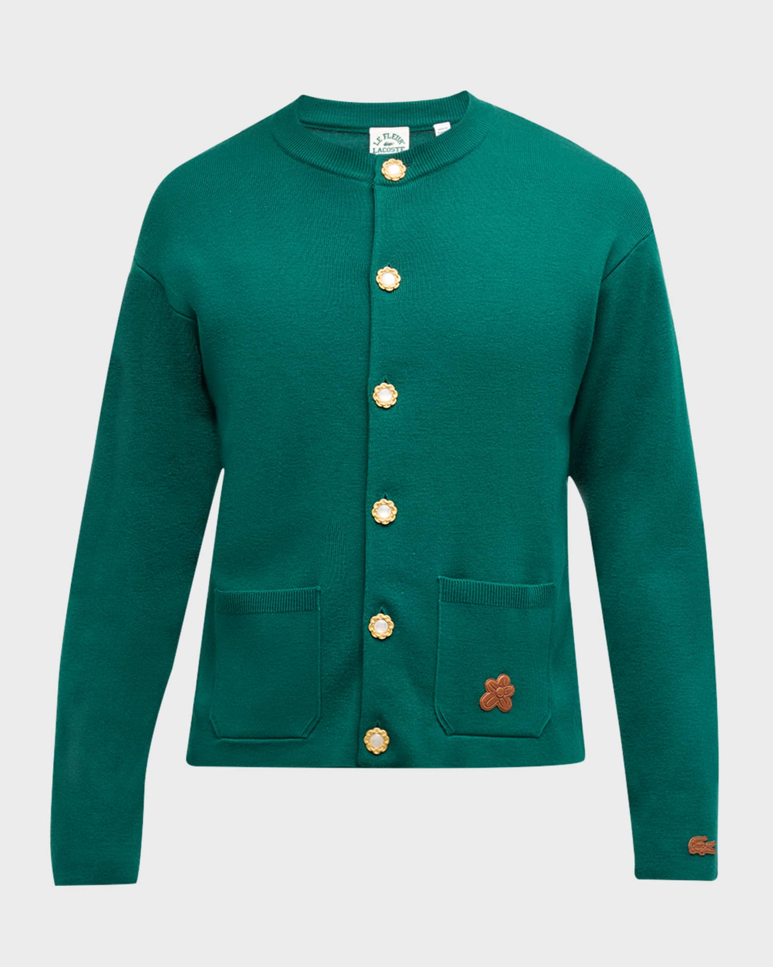 Lacoste zip up cardigan on sale