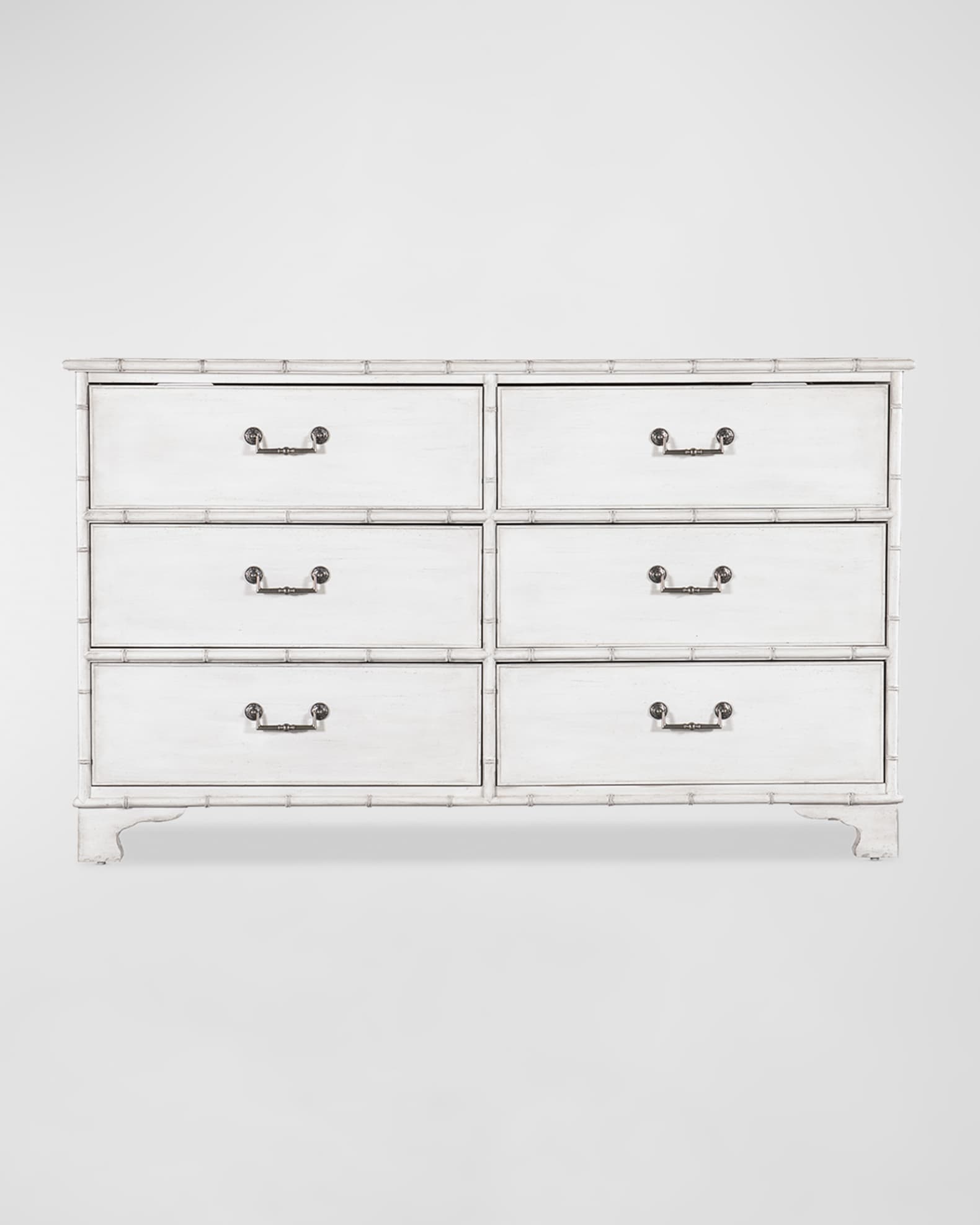 Charleston White 6-Drawer Dresser  1