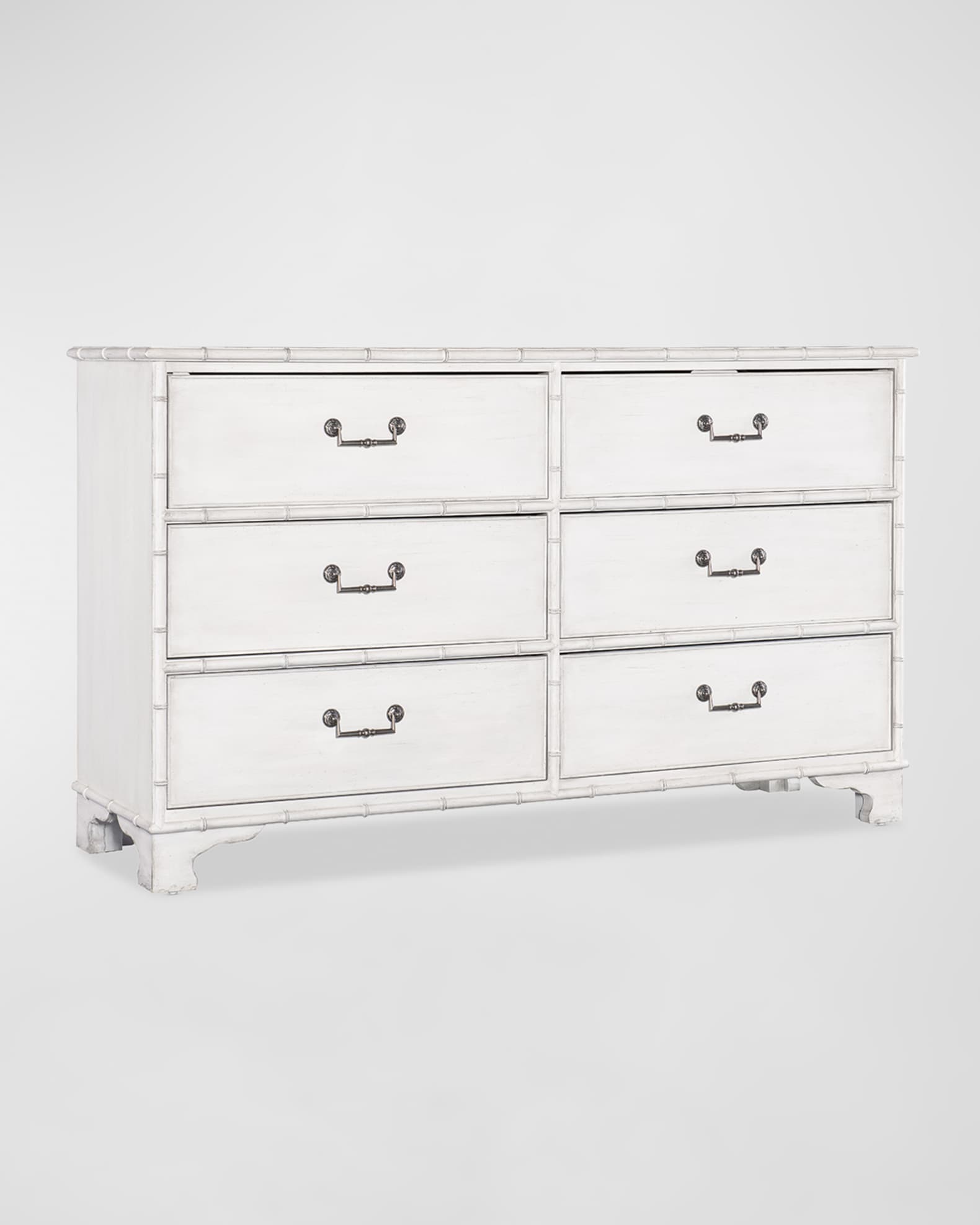 Charleston White 6-Drawer Dresser  0