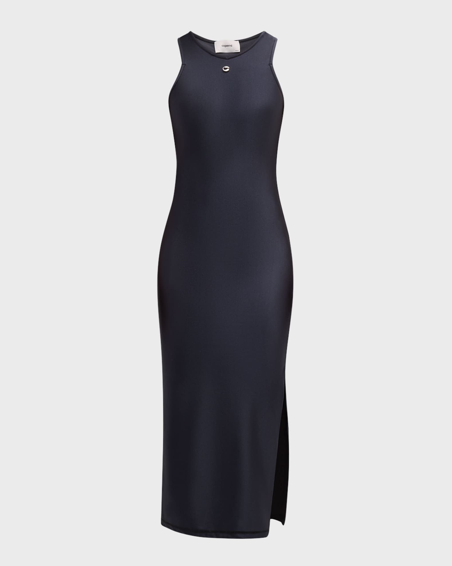 Aemi + Co Side Slit Round Neck Sleeveless Tank Dress main image 0