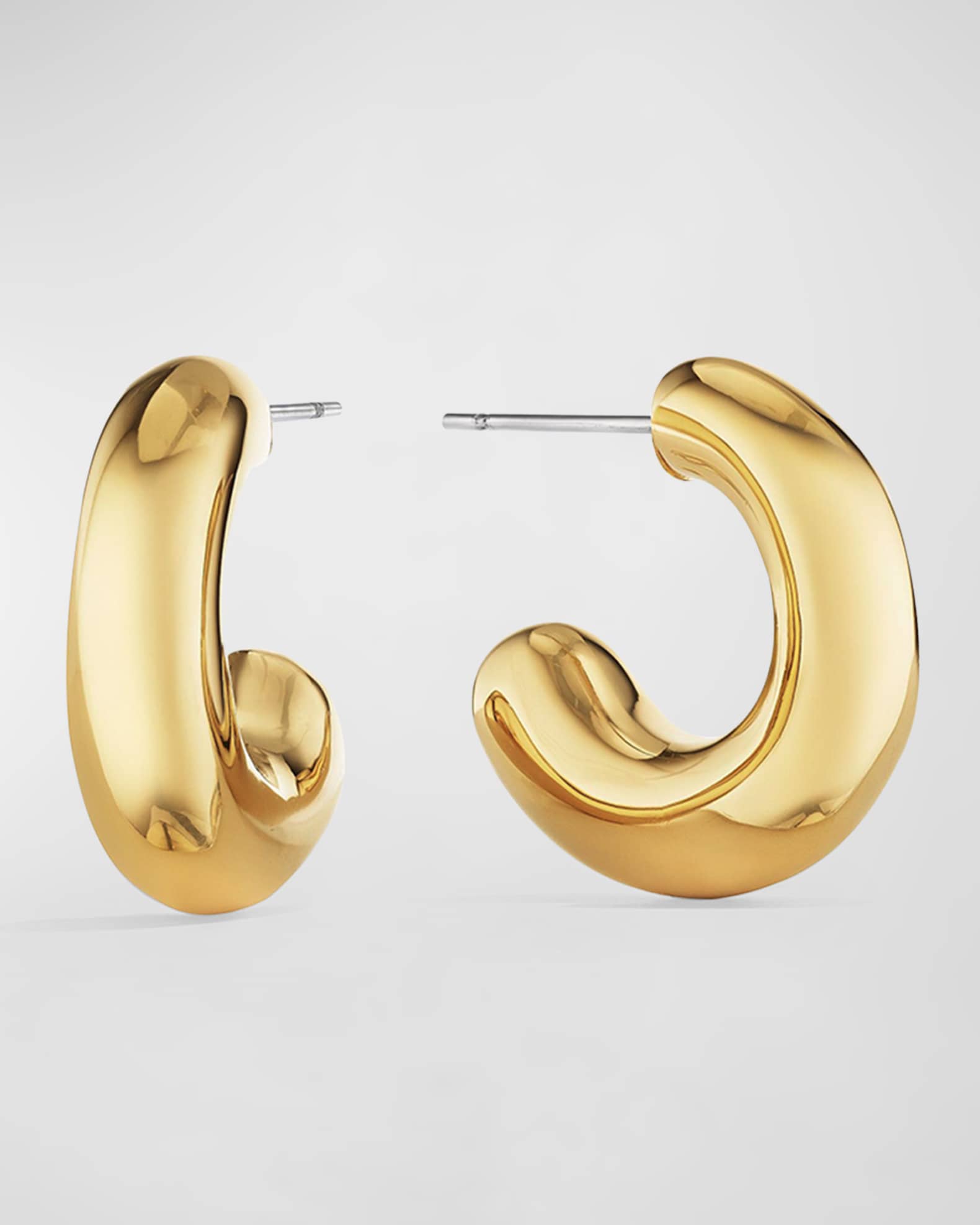 Chunky Dash Hoop Earrings 0