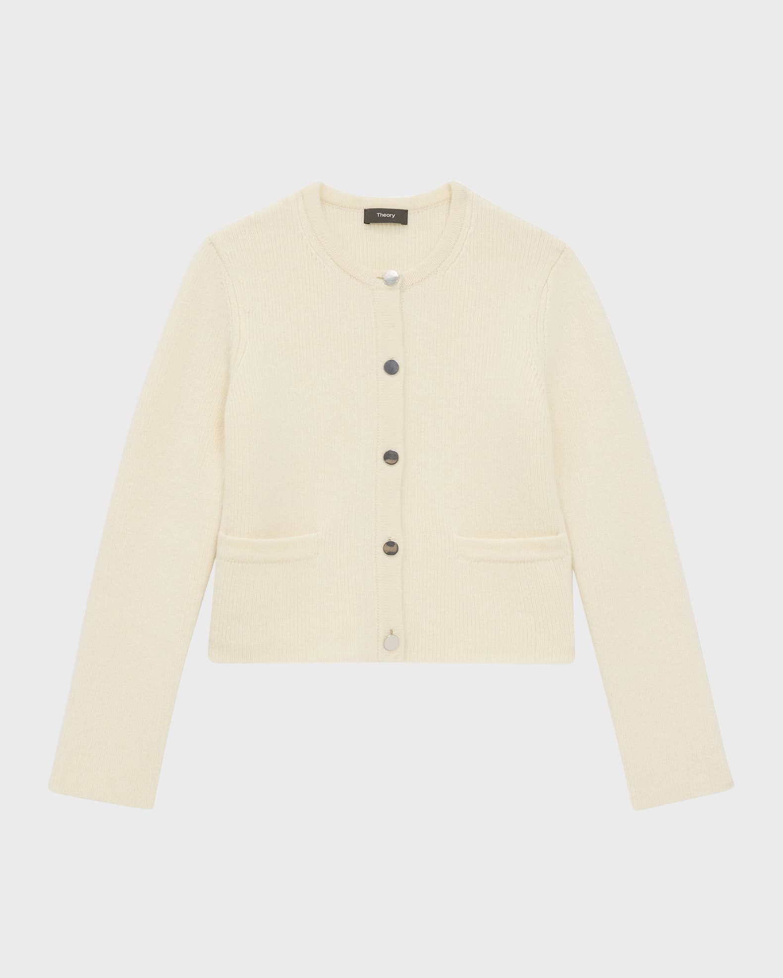 Theory Short Cashmere and Wool Knit Jacket | Neiman Marcus