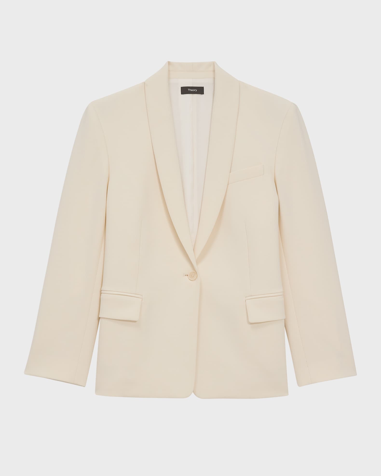 Theory fluid cheap shawl blazer