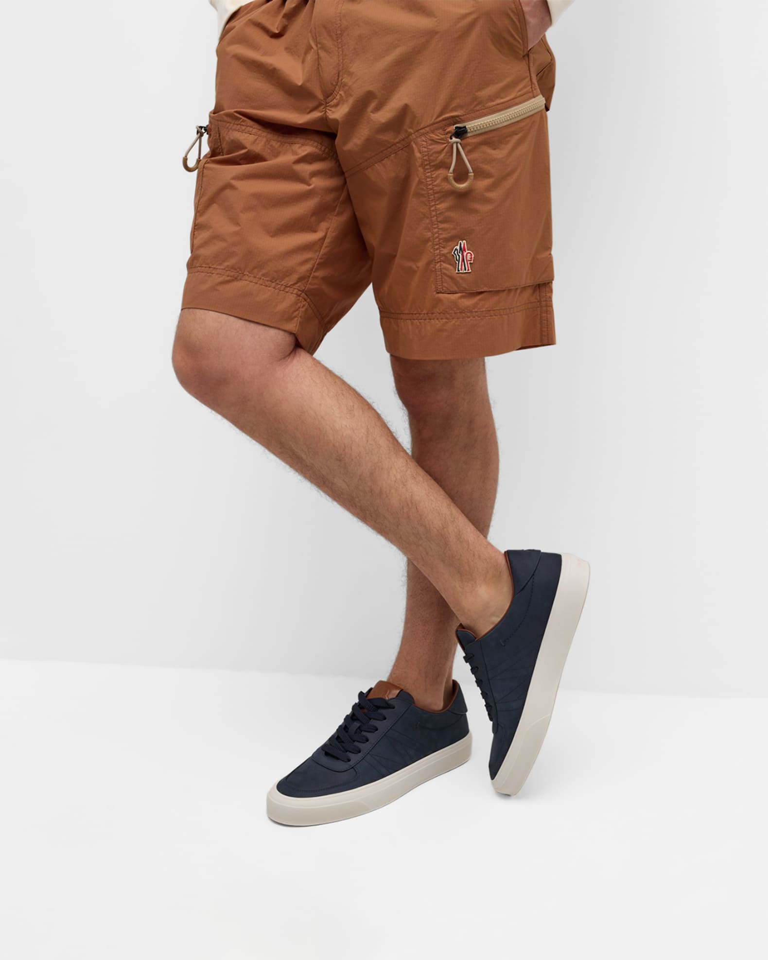 Men's Monclub Nubuck Low-Top Sneakers 1