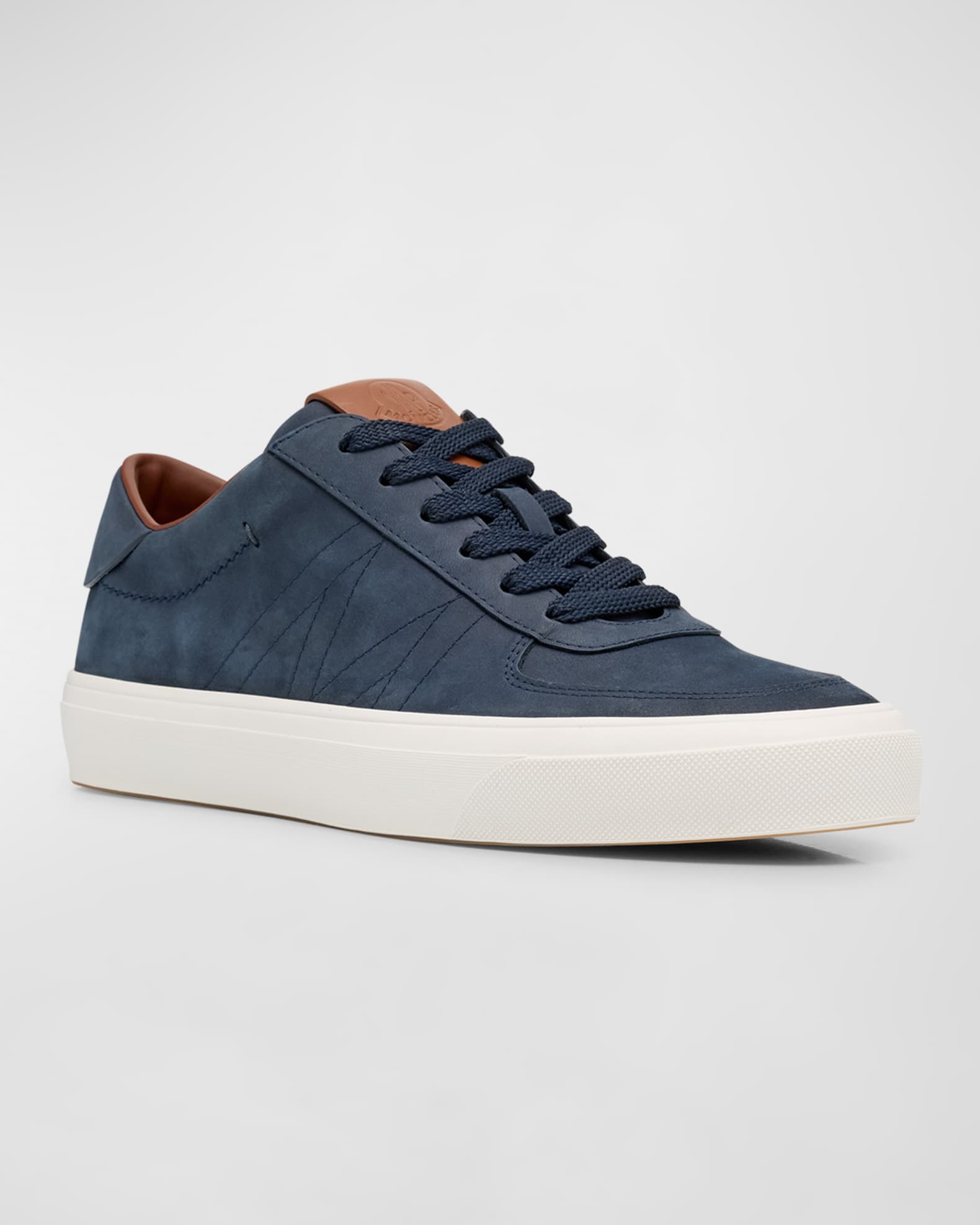 Moncler Men s Monclub Nubuck Low Top Sneakers Neiman Marcus