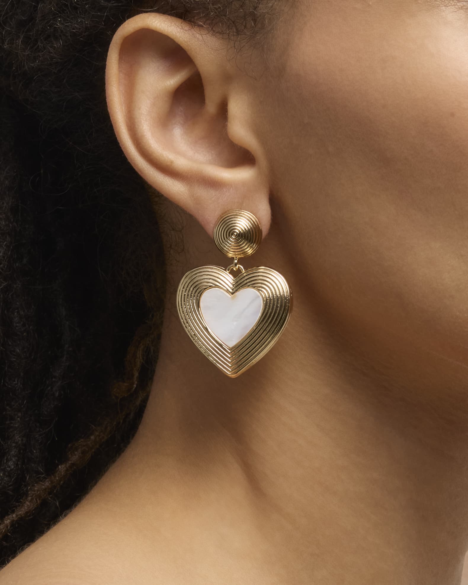 Haley Heart Drop Earrings 1