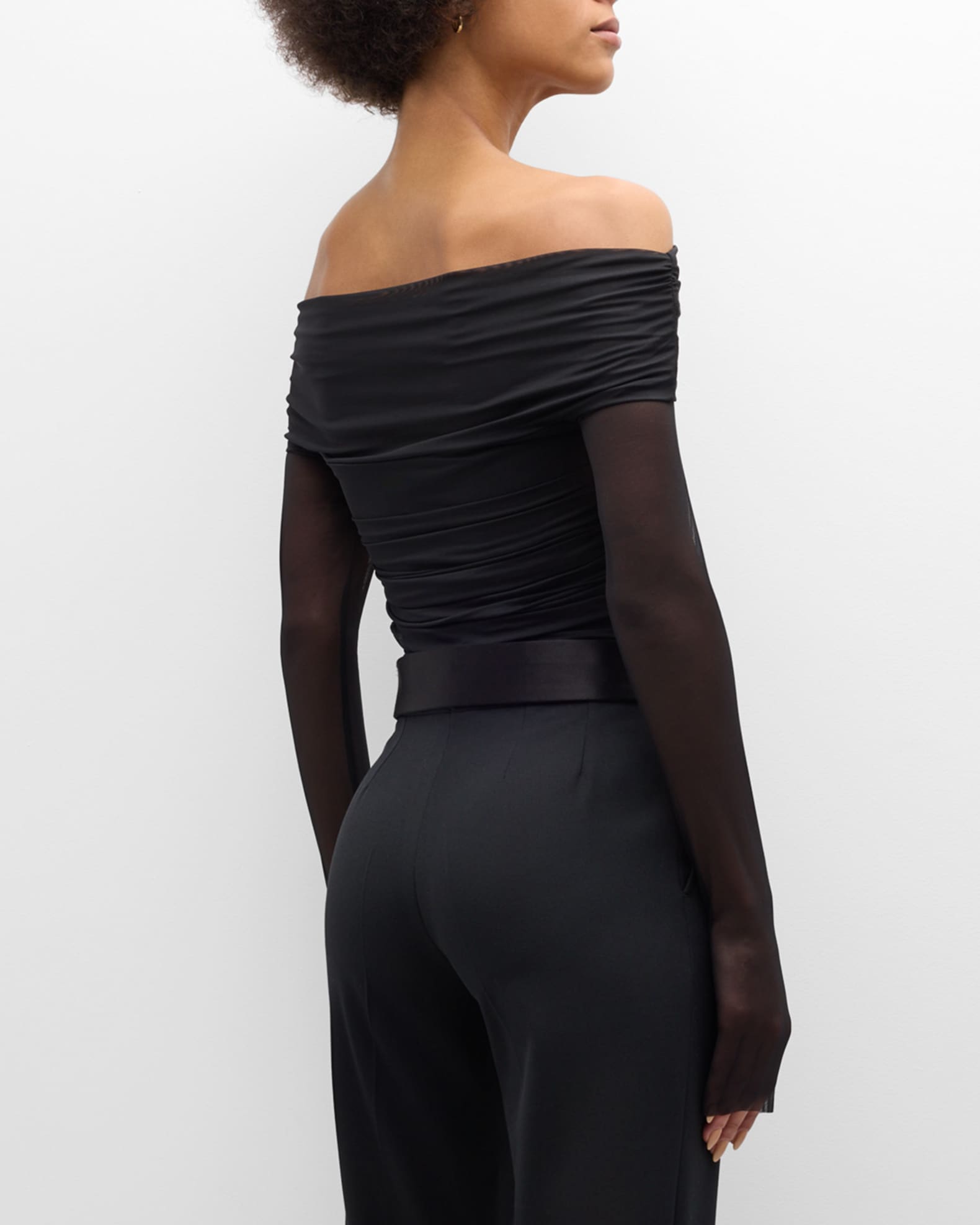 【GHOSPELL】Alice Ruched Top Sister Jane Ghospell Alice Ruched Top in Blue | Lyst