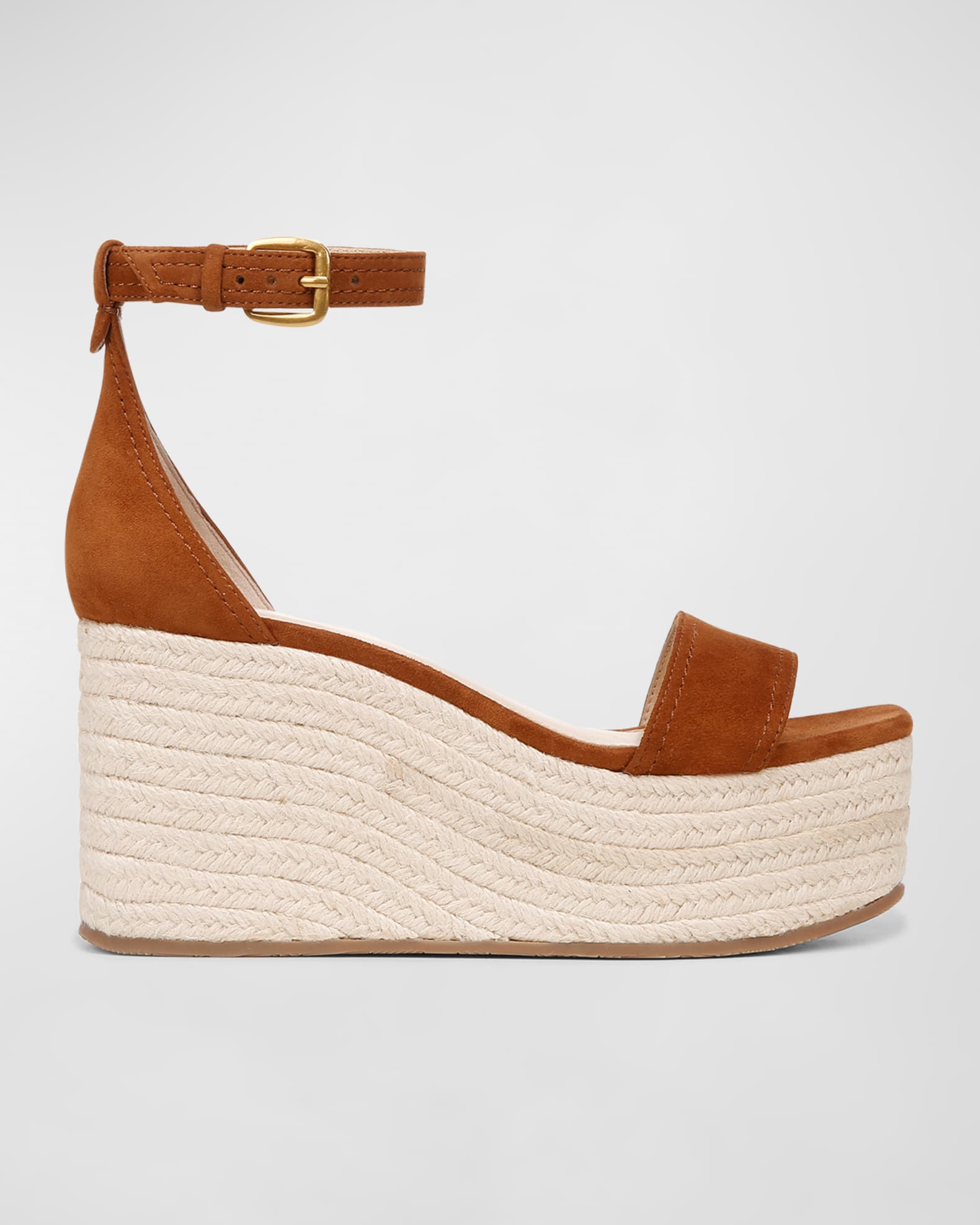 Veronica Beard Gianna Suede Platform Espadrilles