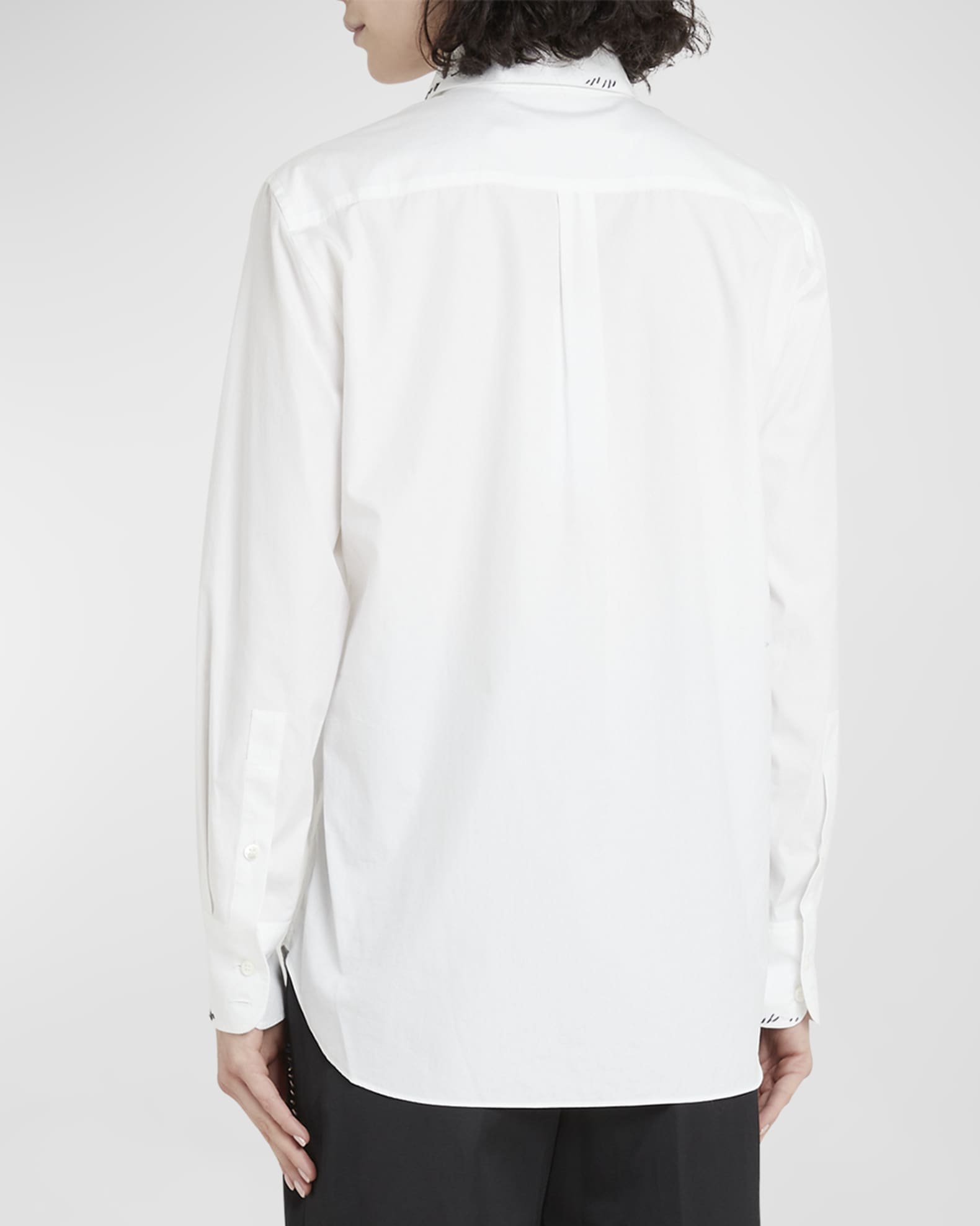 Marni Button-Front Shirt with Contrast Stitching | Neiman Marcus