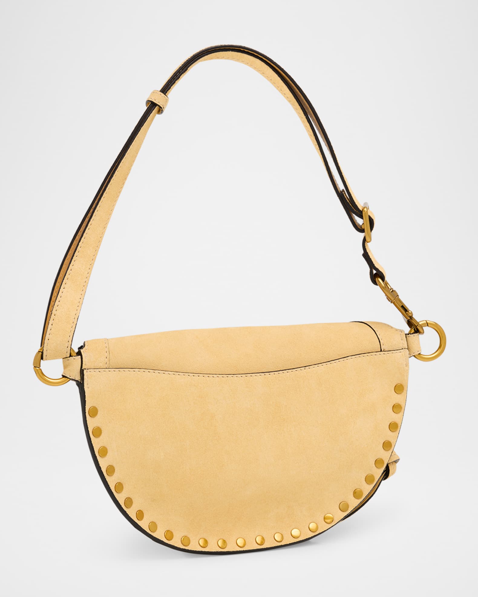 Isabel Marant Skano Studs Suede Belt Bag | Neiman Marcus
