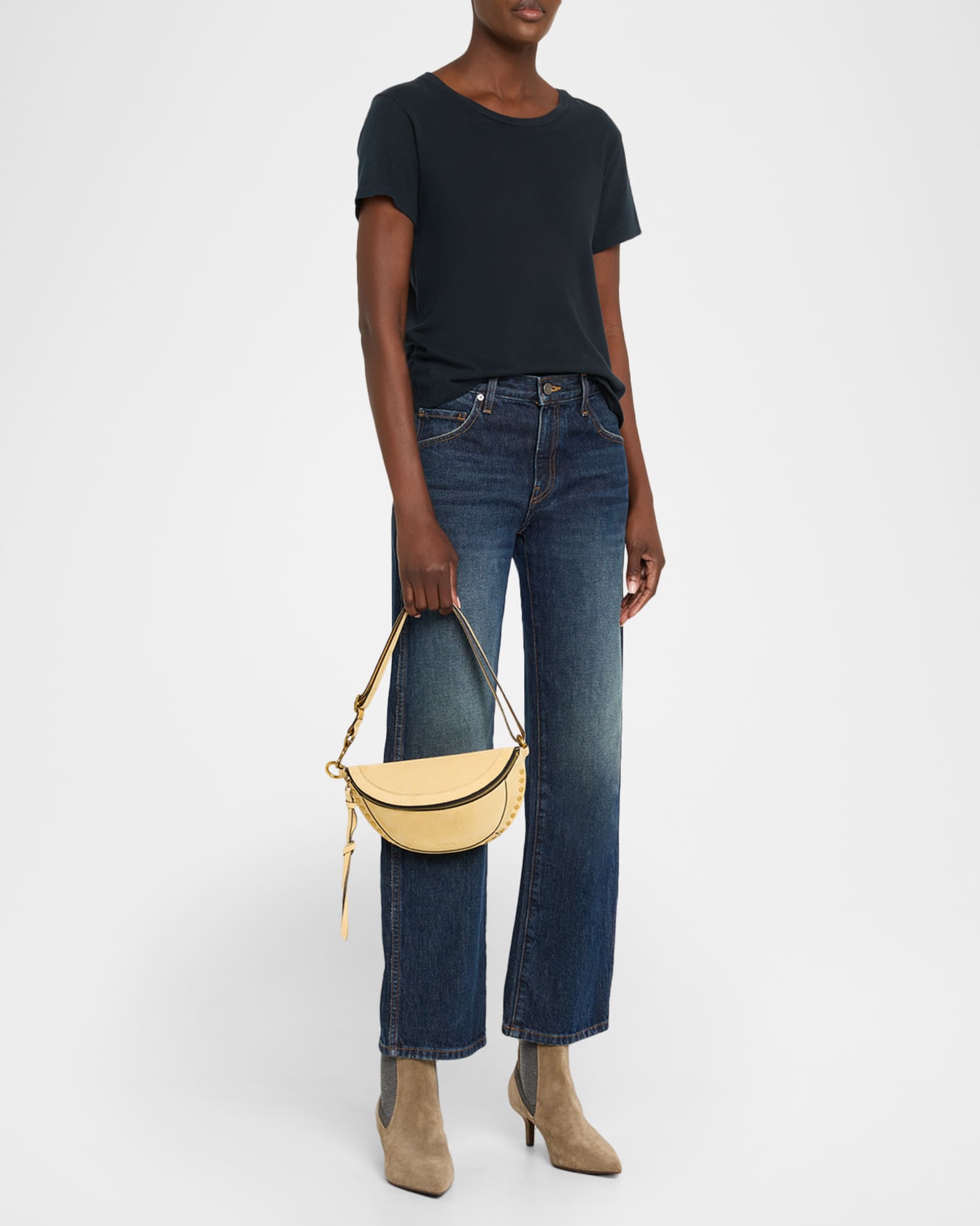 新品 ISABEL MARANT SKANO ベルトバッグ Skano bag Woman black | ISABEL MARANT Official online store