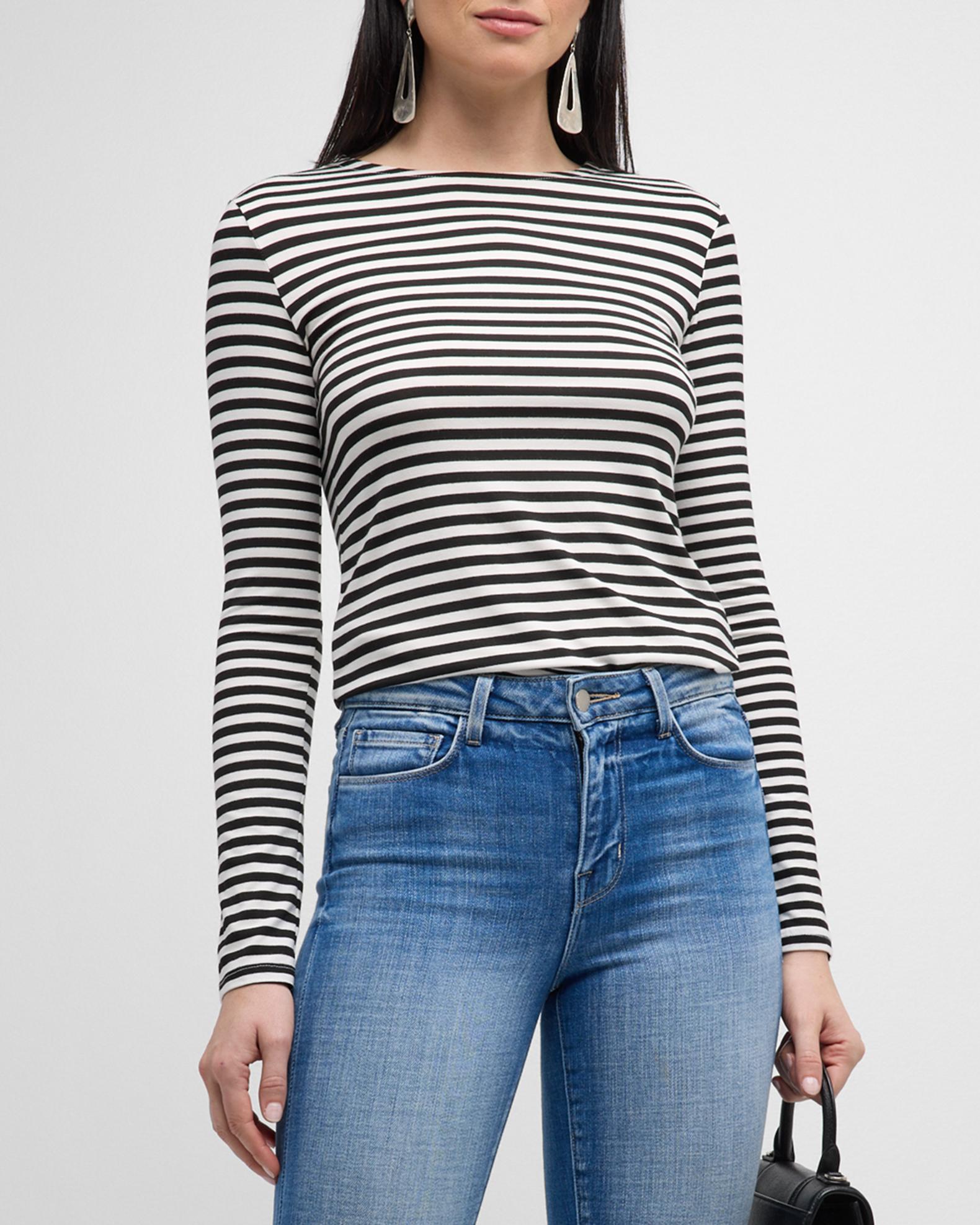 Venley NCAA Women's Long Sleeve Ombre Football Tee - 100% Cotton, Tri-Star Print, Oversized Fit - View #6