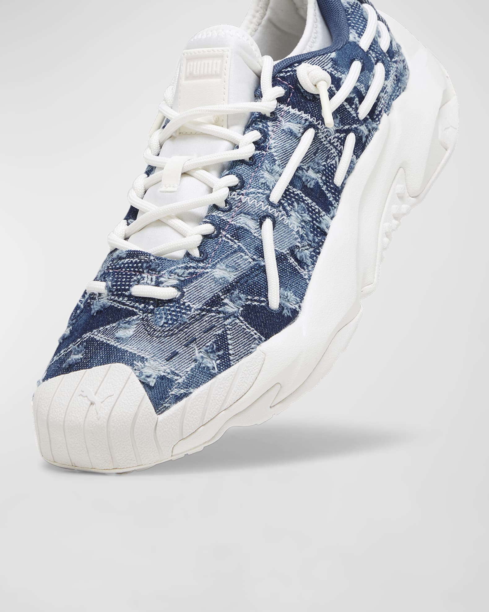 Puma Men s Plexus Denim Patchwork Low Top Sneakers Neiman Marcus