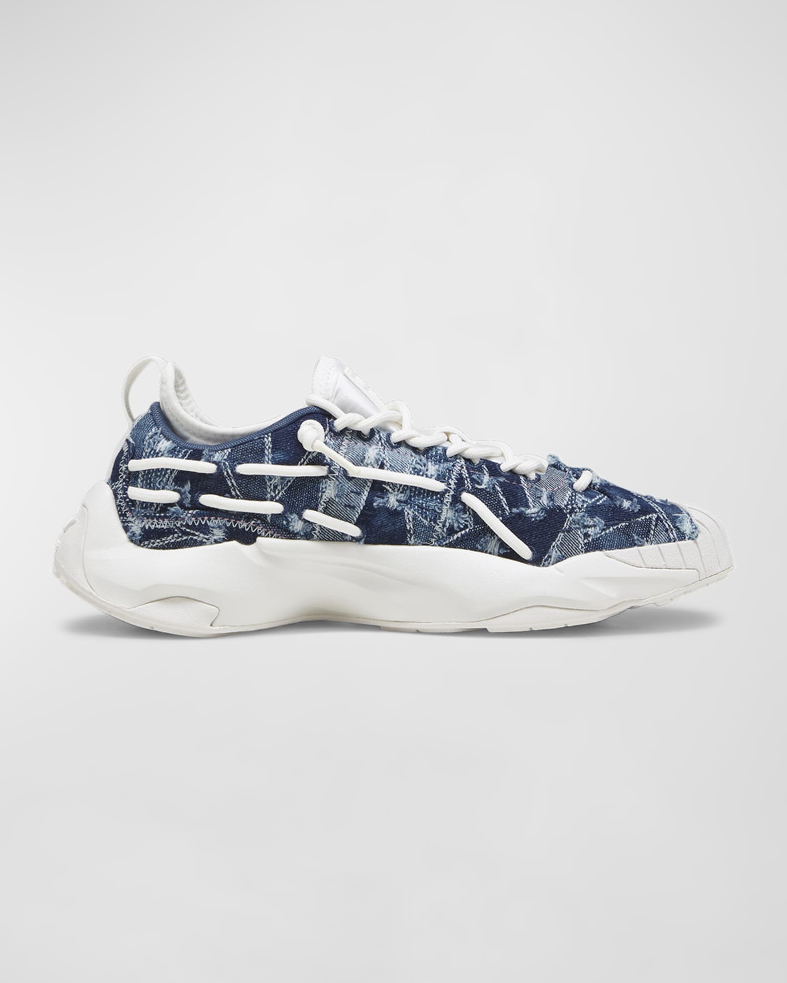 Men s Plexus Denim Patchwork Low Top Sneakers
