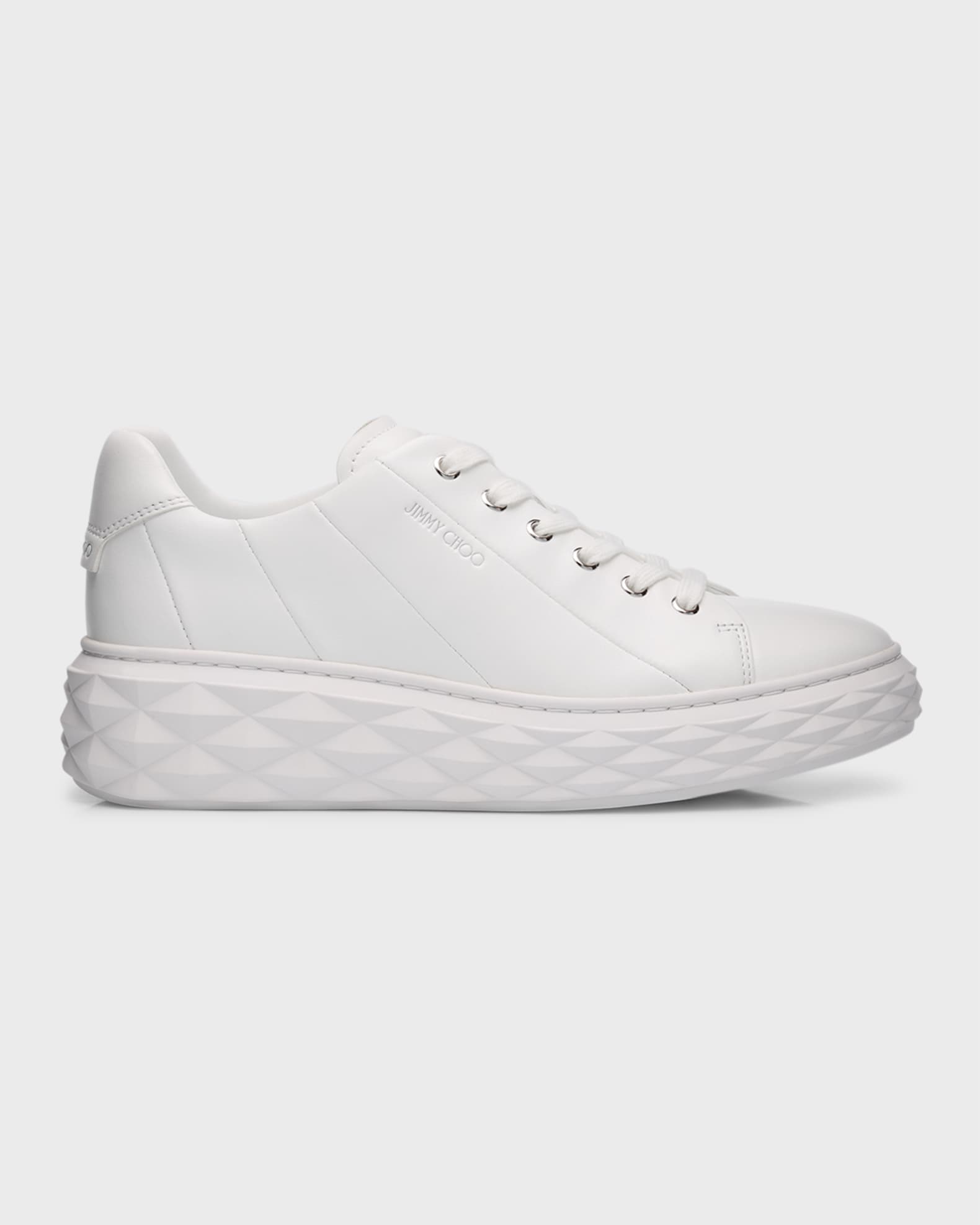 Diamond Leather Low-Top Sneakers 0