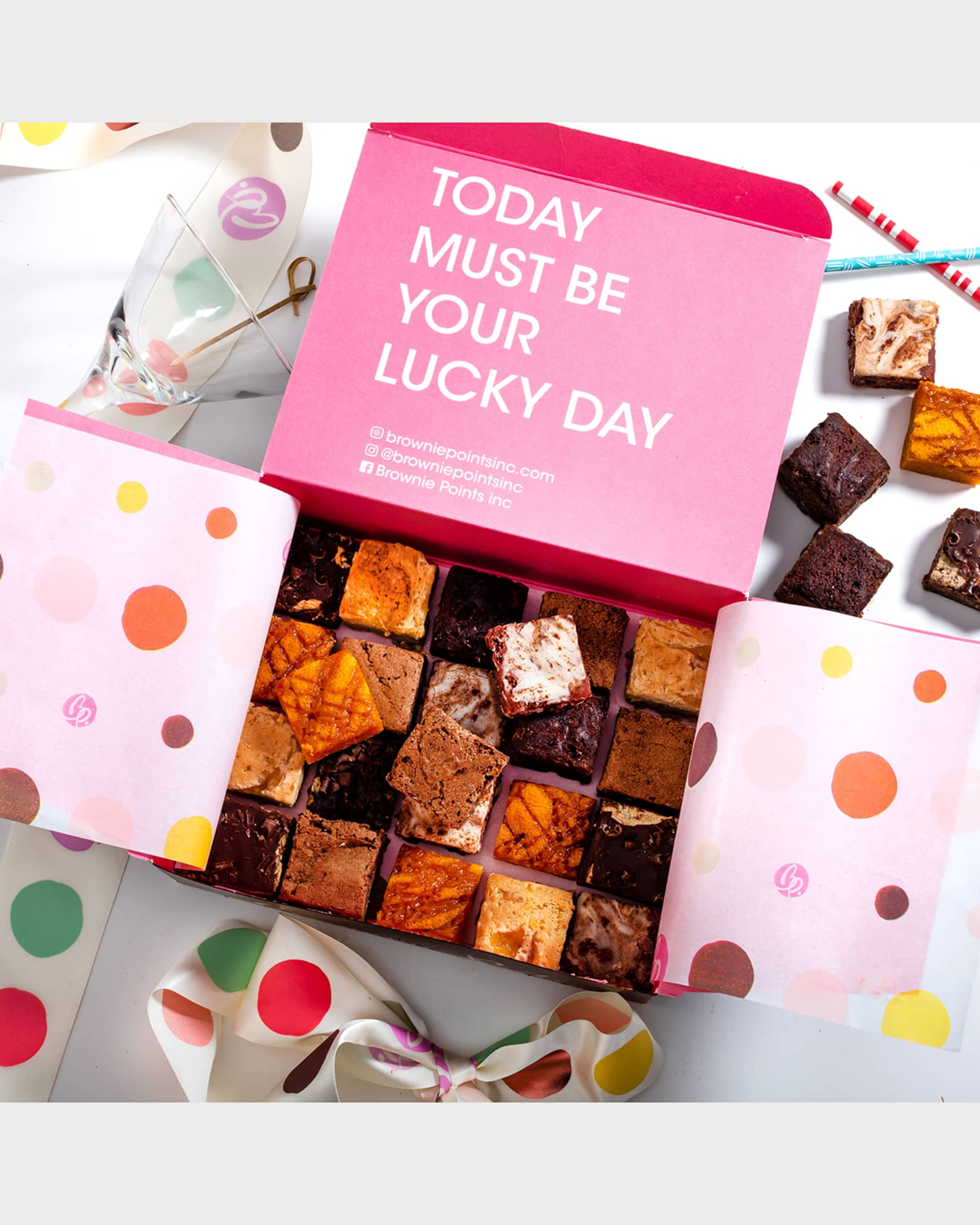 Brownie Points Boozy Baby Brownies Gift Set, 30 Count Neiman Marcus