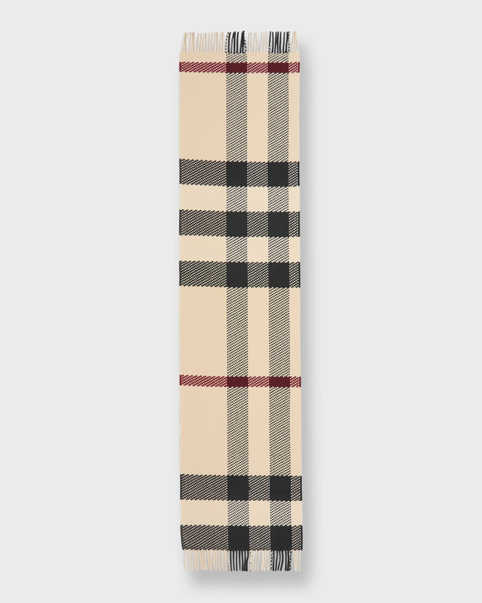 Burberry Jumbo Check Wool Scarf | Neiman Marcus