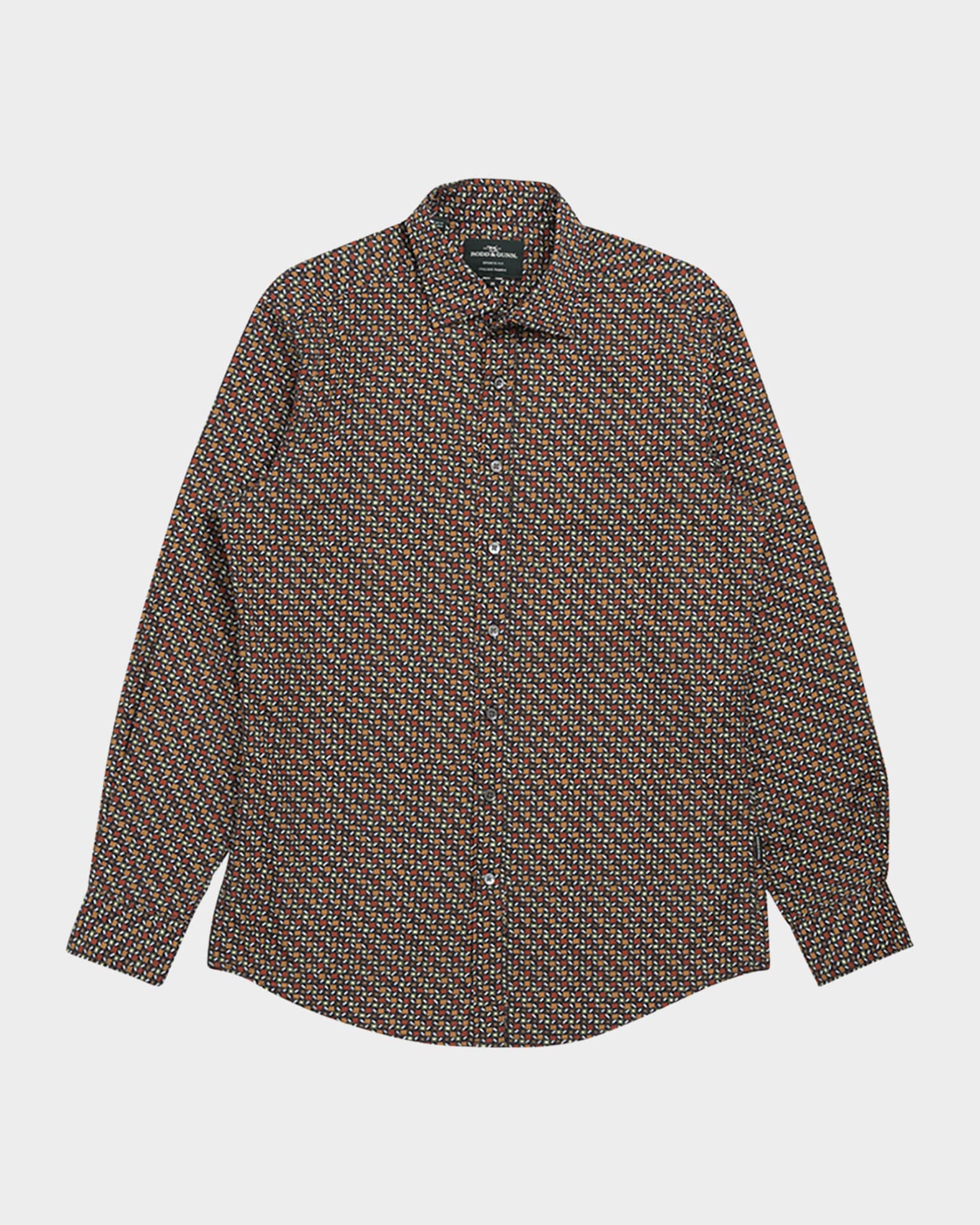 Men's Grantlea Printed Slim Fit Sport Shirt 0