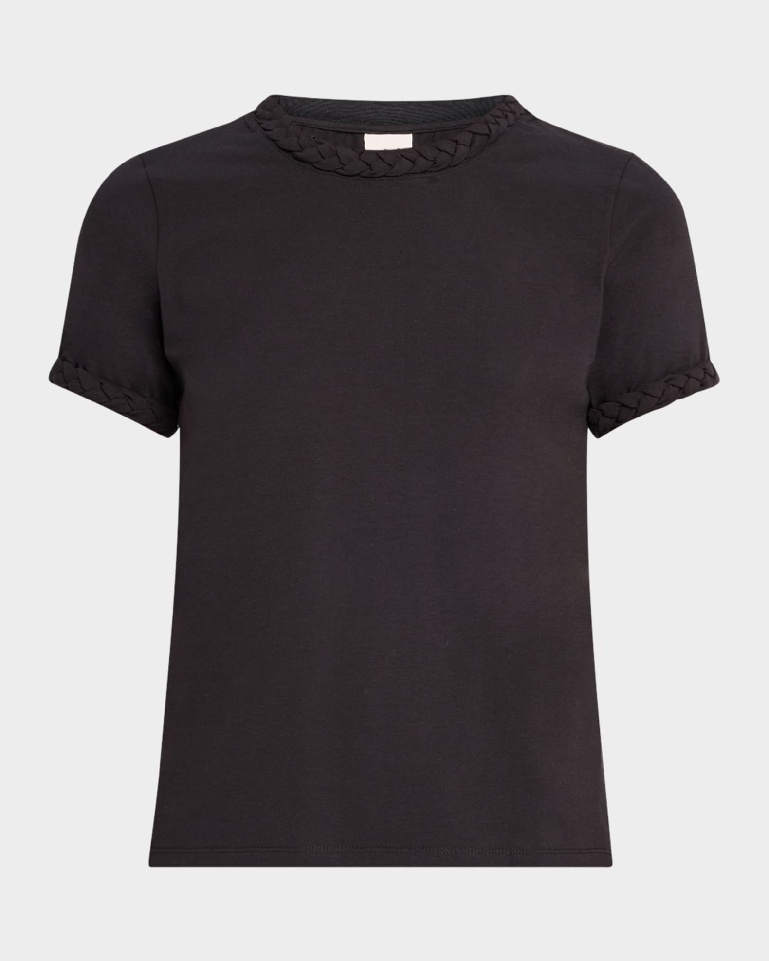 Short-Sleeve Braided Tee 0