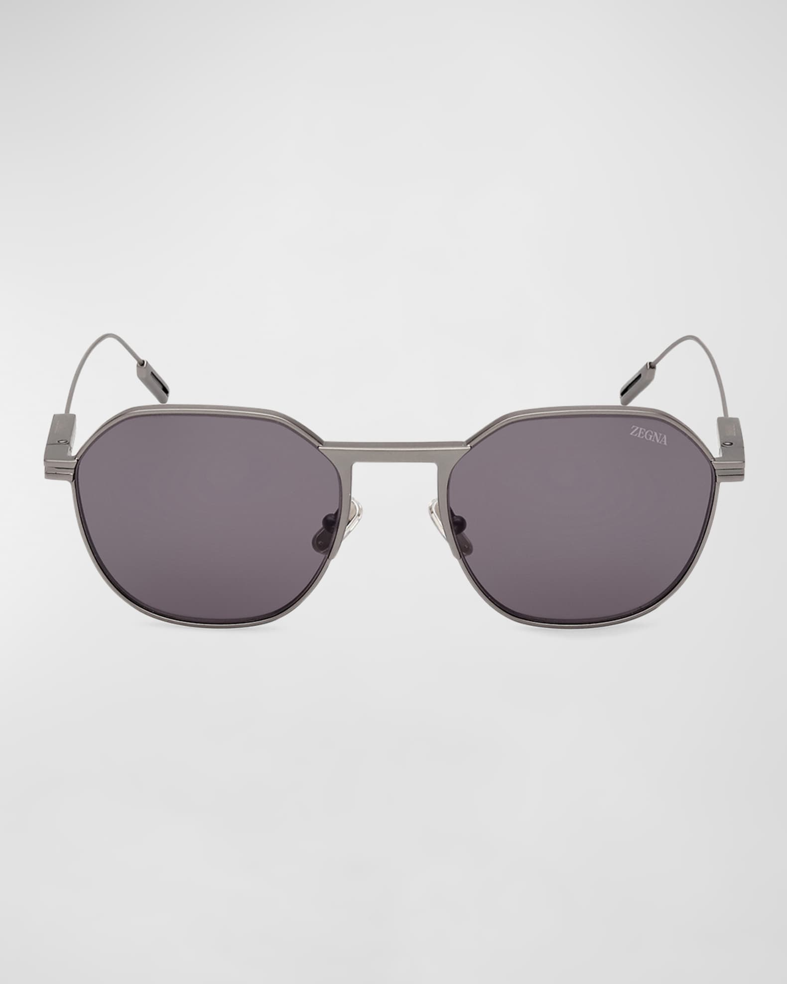 Men's Metal Round Sunglasses