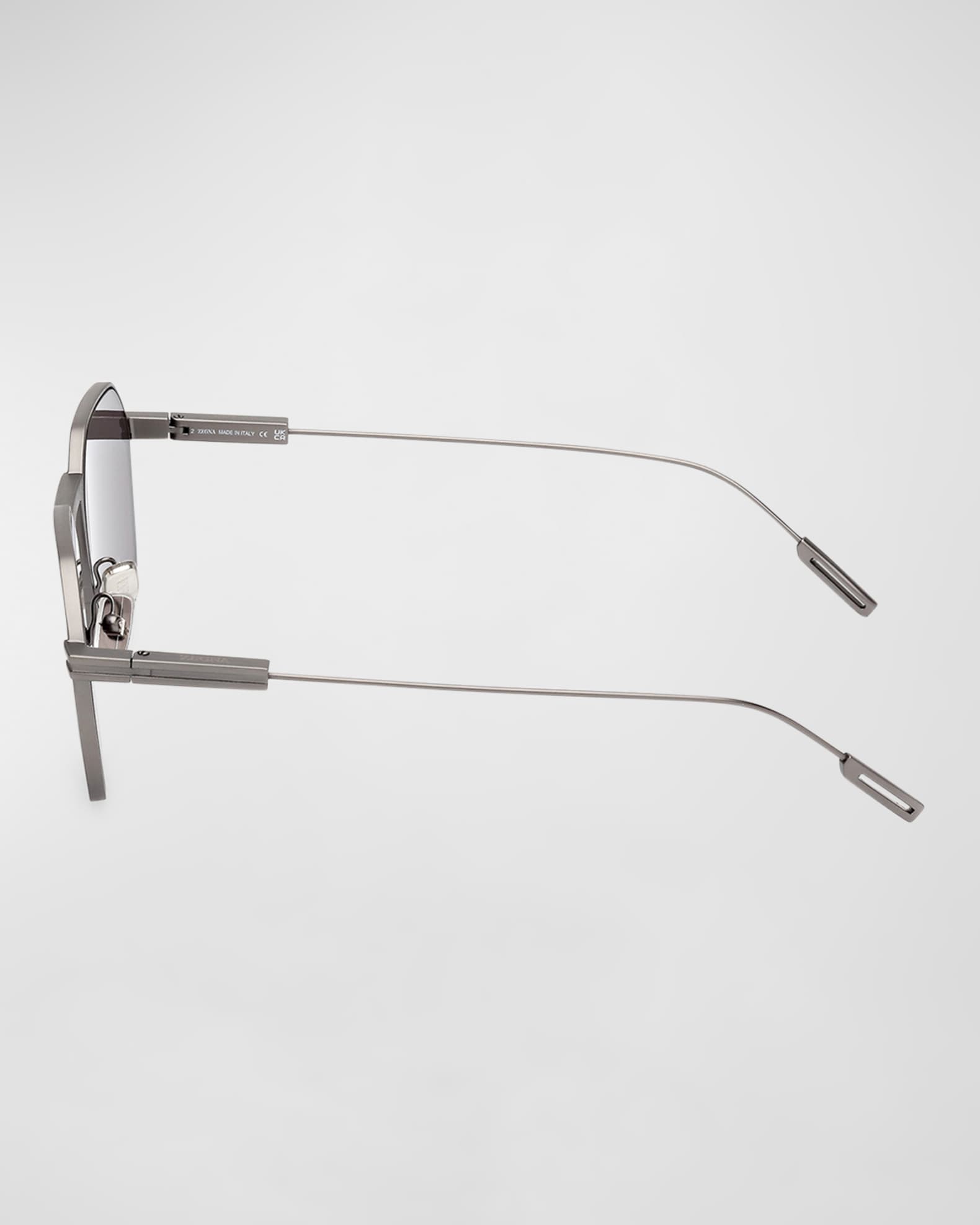 Men's Metal Round Sunglasses