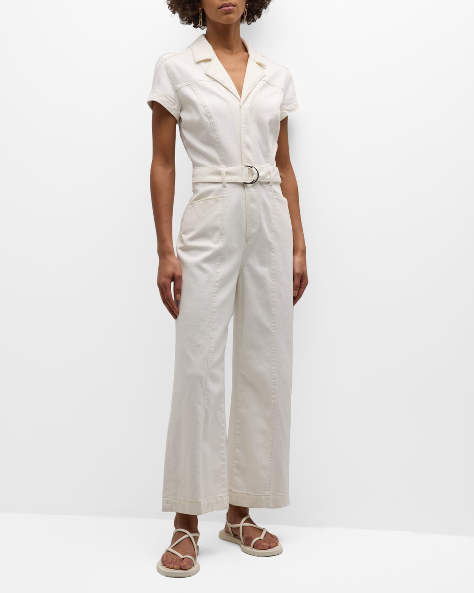 PAIGE Anessa Short Sleeve Jumpsuit