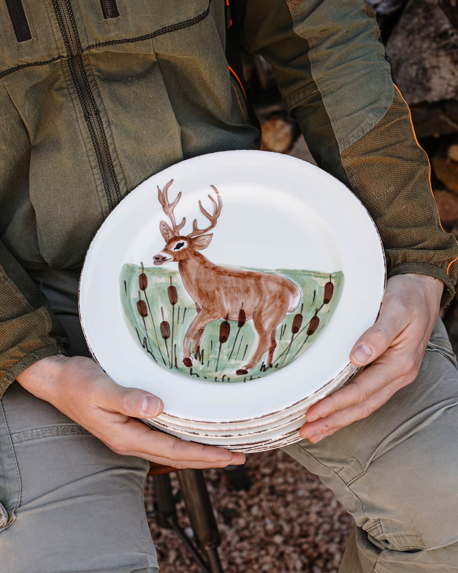 Wildlife dinner plates on sale