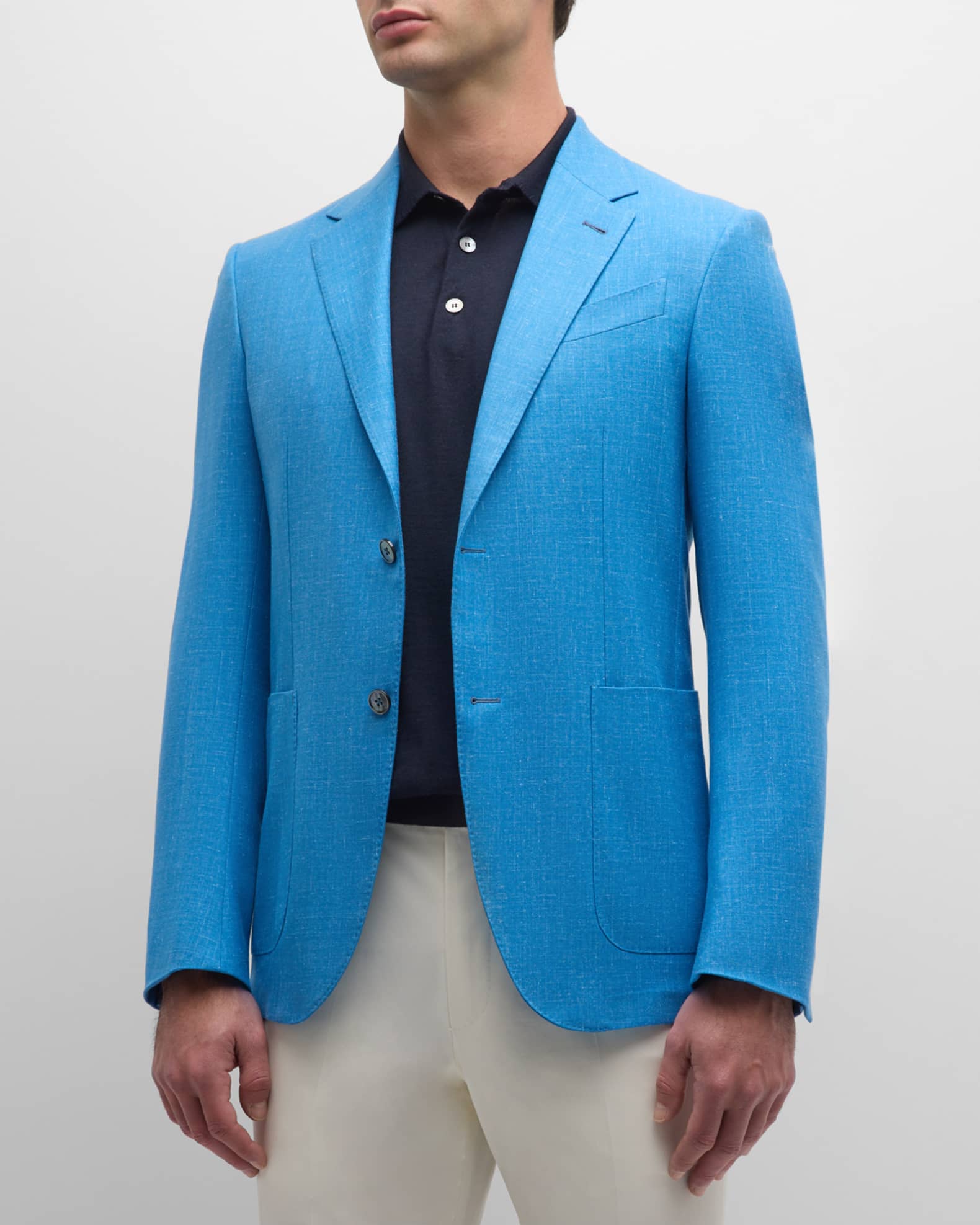 Zegna blue blazer hot sale