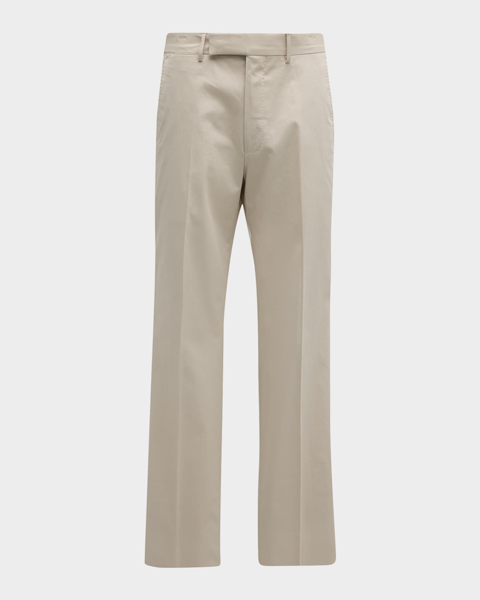 Men's Plain Front Cotton Pant