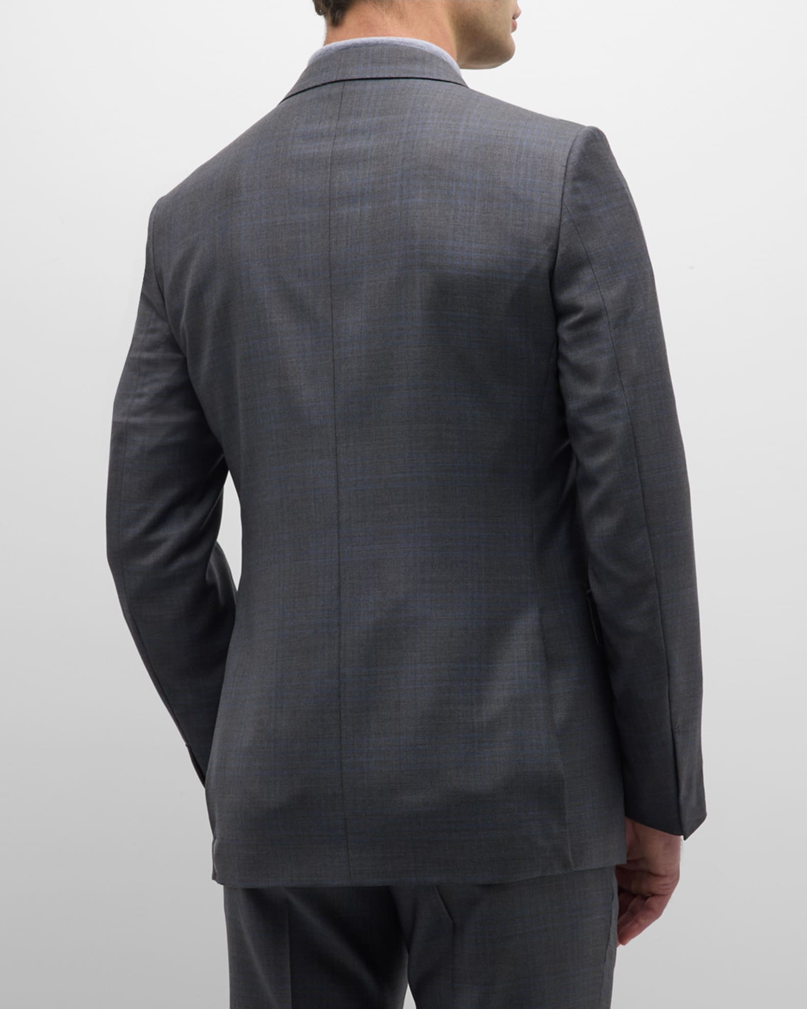 ZEGNA Men's Two-Tone Plaid Wool Suit | Neiman Marcus
