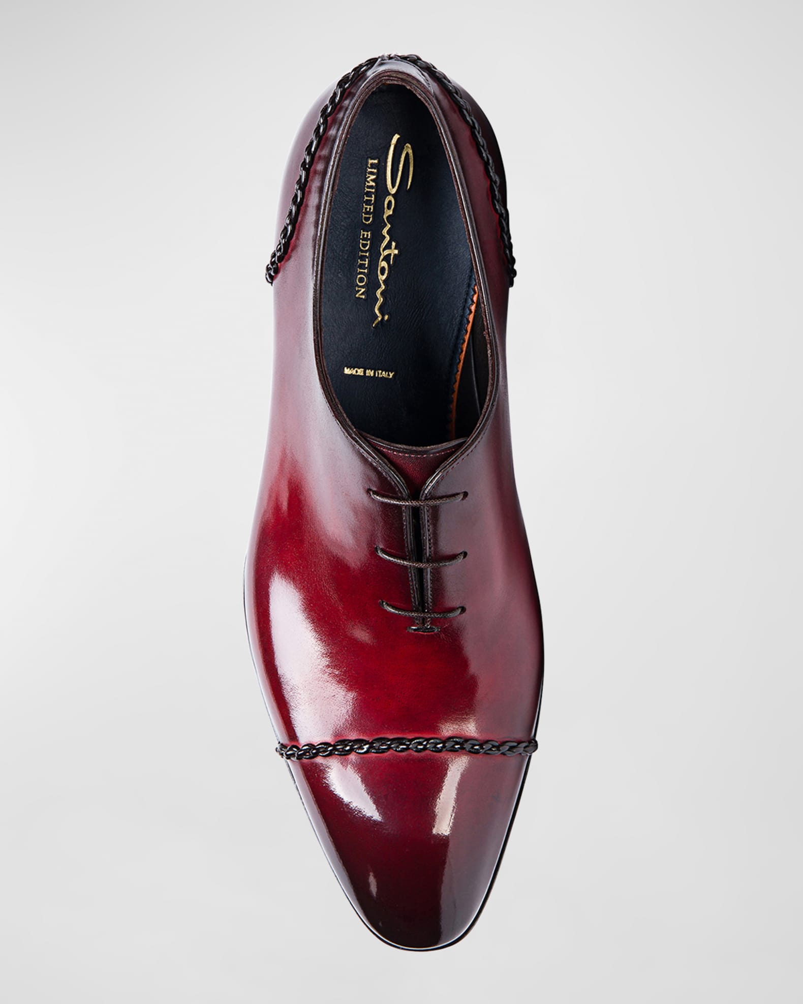 Santoni Men's Limited Edition Pierce Leather Oxfords Santoni Men's Limited Edition Pierce Leather Oxfords