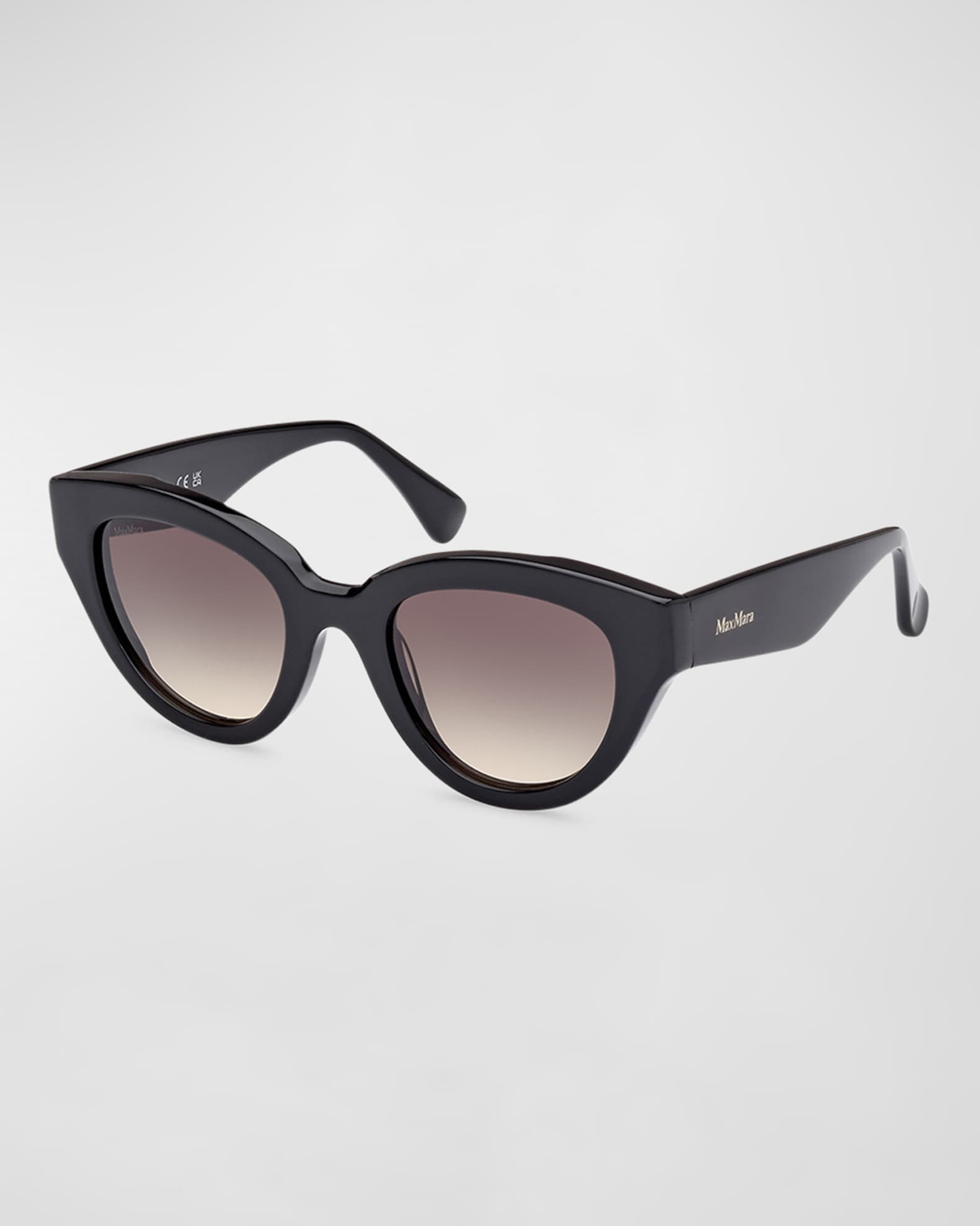 Max Mara Glimpse1 Acetate Cat Eye Sunglasses Neiman Marcus