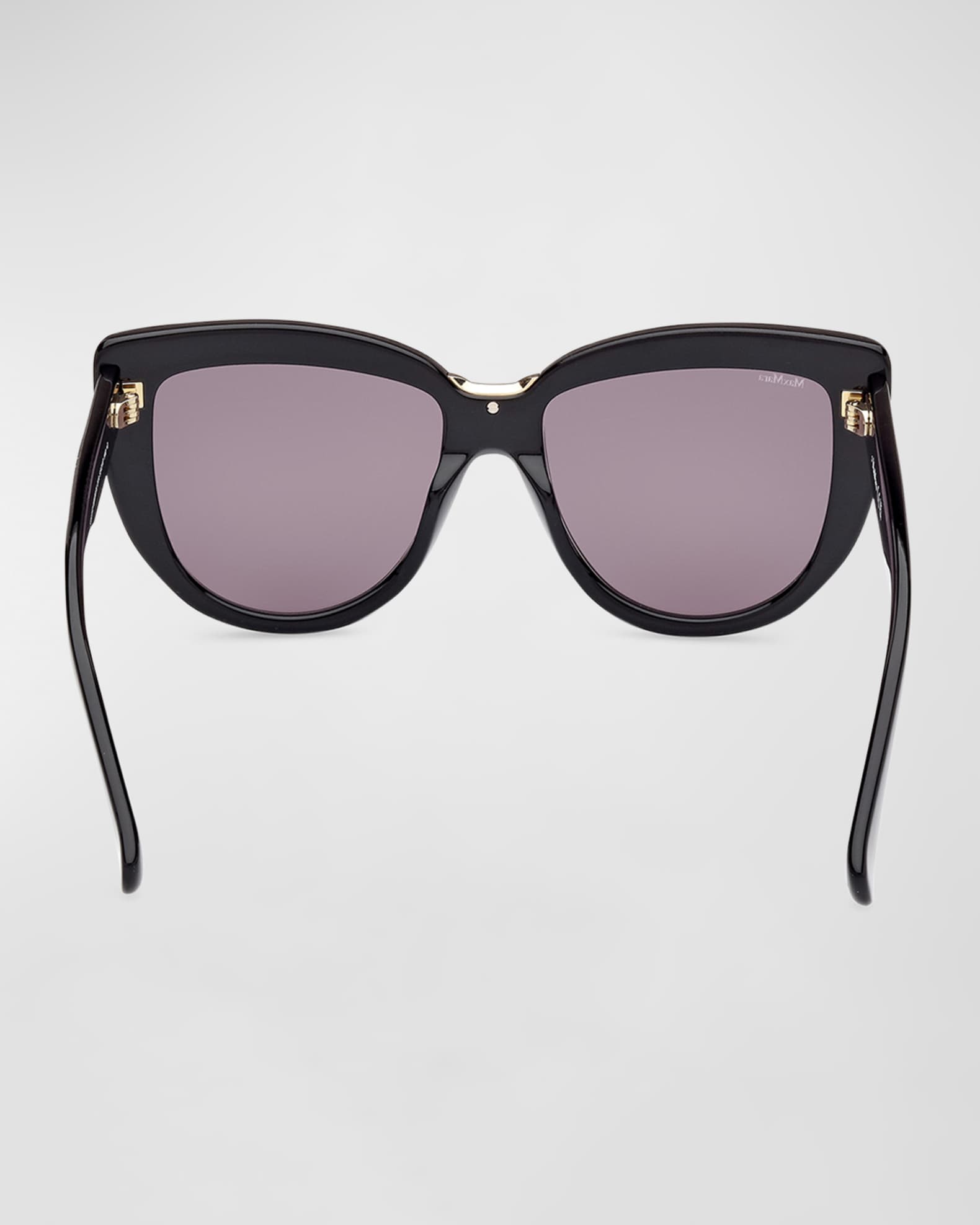 Max Mara Burgundy Acetate Sunglasses
