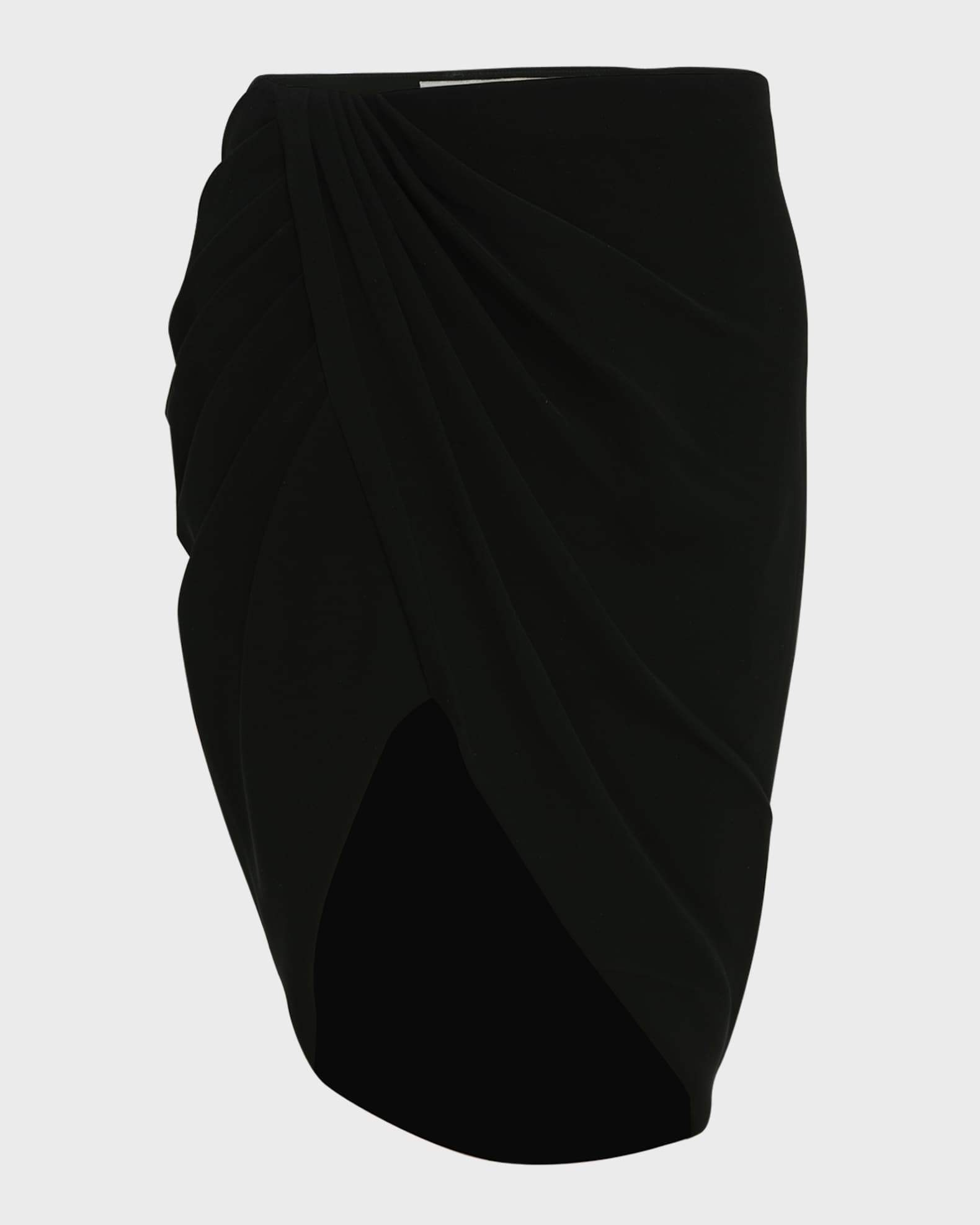 Asymmetrical skirt draped online