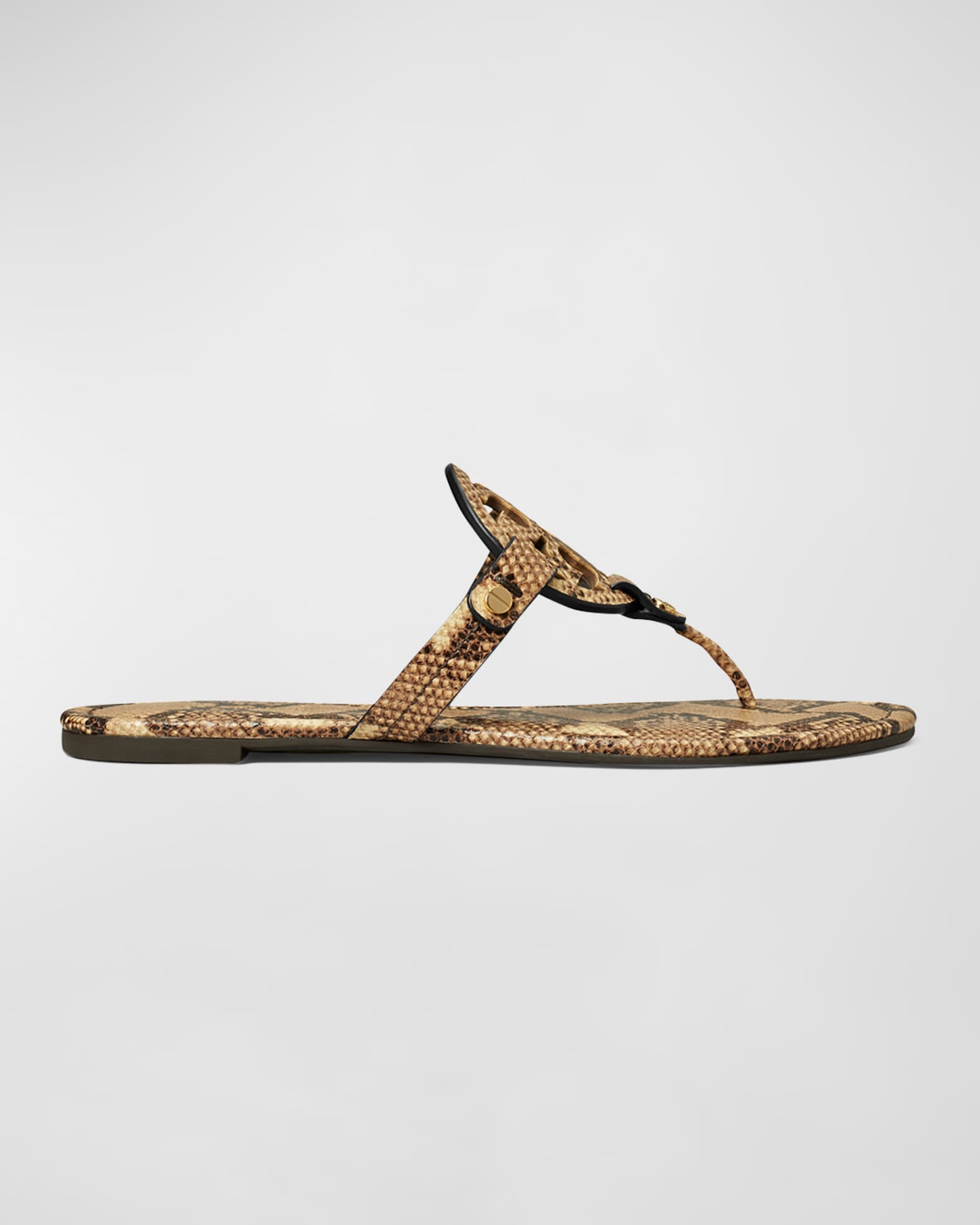 Kira embossed hotsell thong sandal