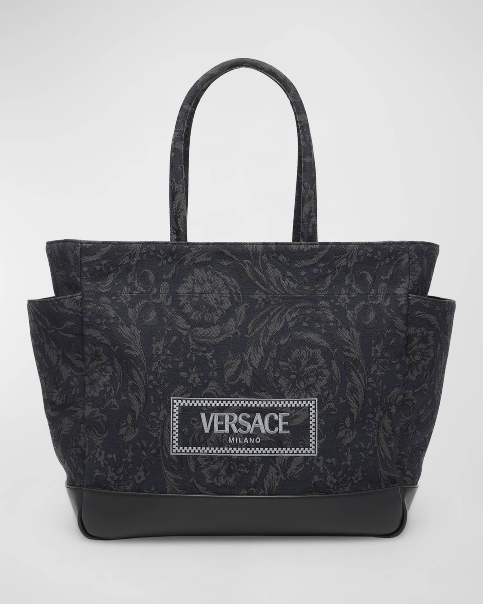 Versace Barocco Jacquard Diaper Tote Bag | Neiman Marcus