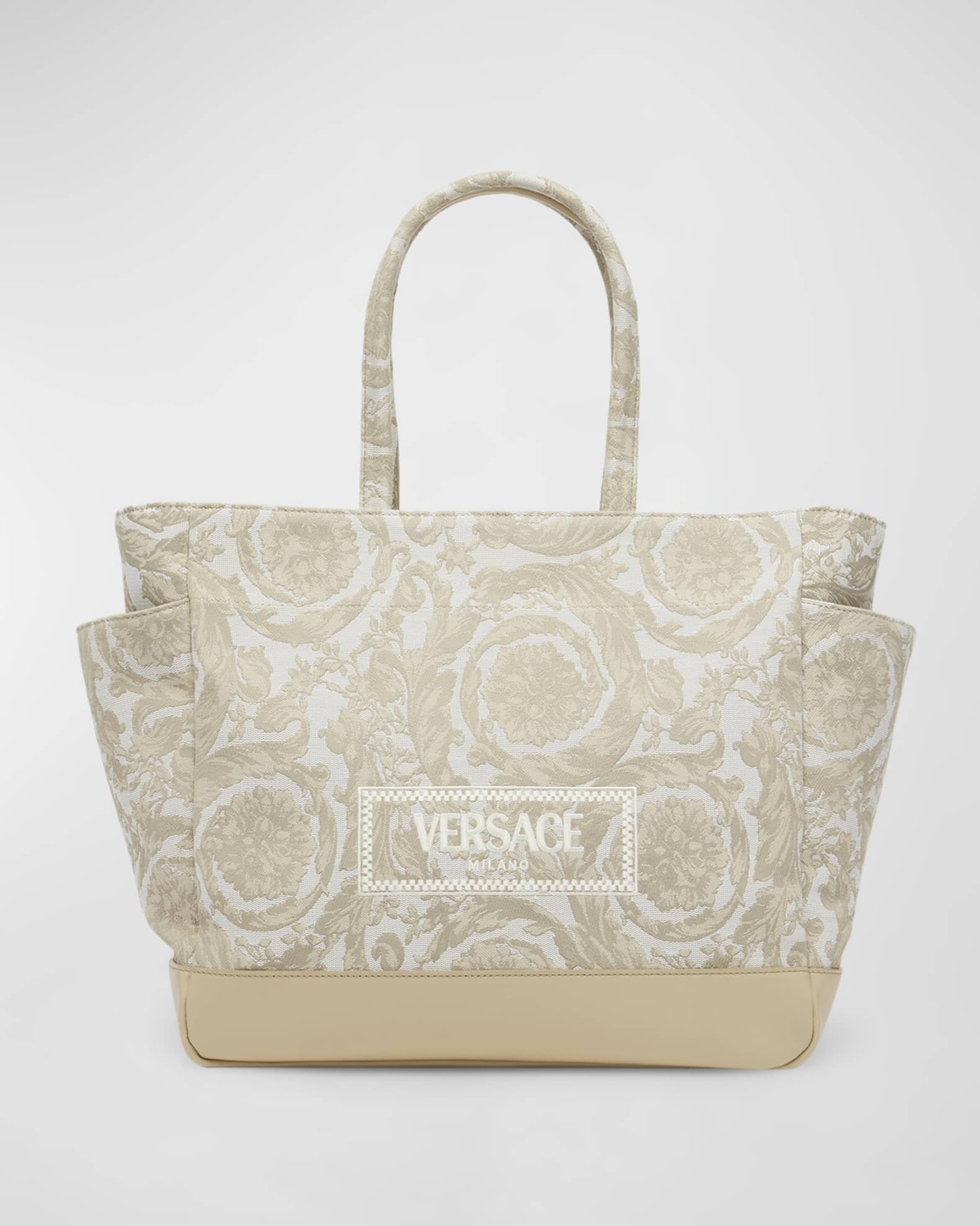 Barocco Jacquard Diaper Tote Bag 0