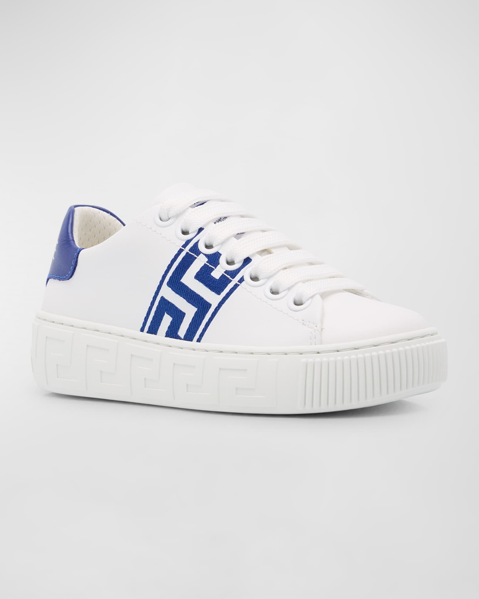 Boy's La Greca Bicolor Low-Top Sneakers 1