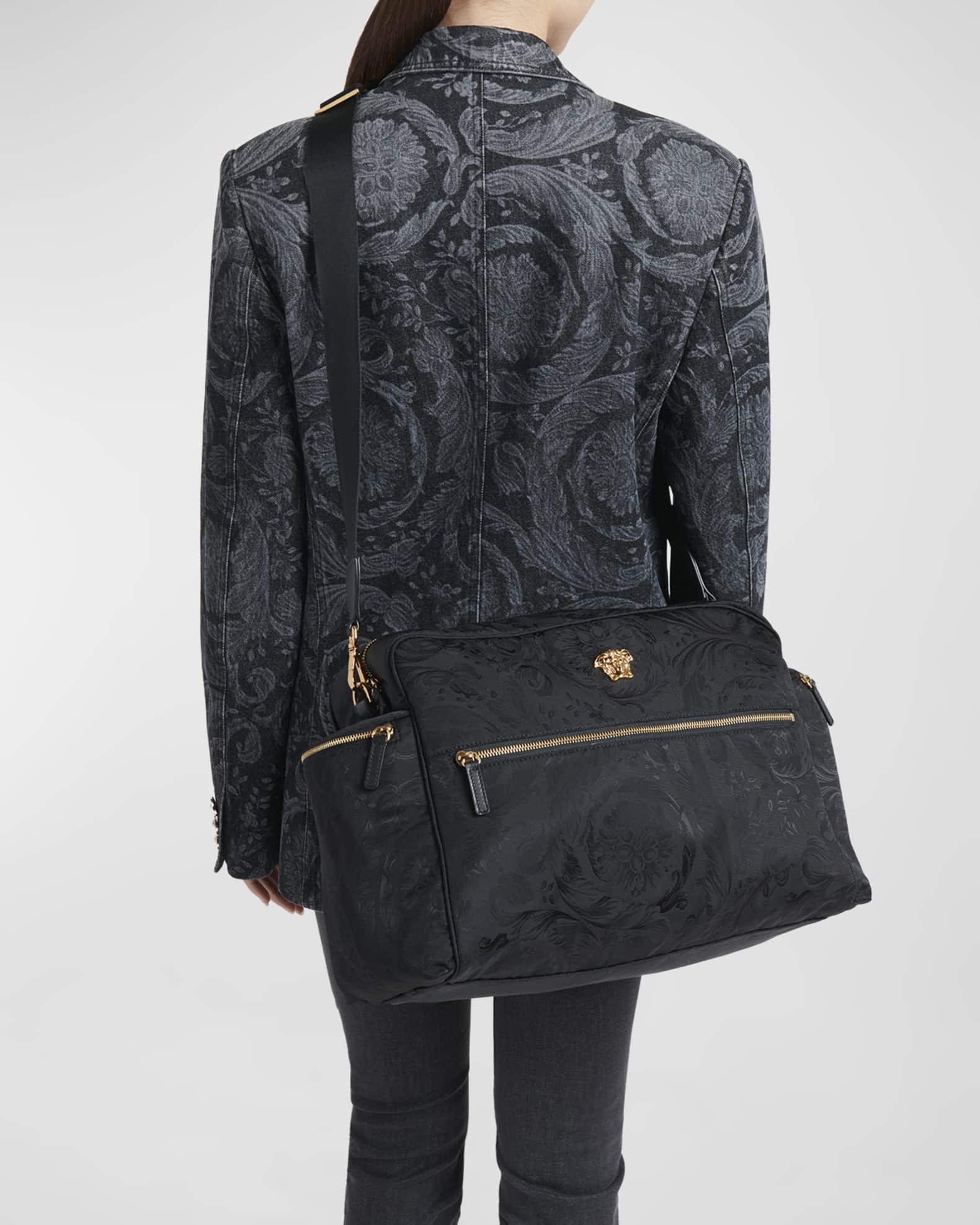 Versace Barocco Jacquard Diaper Shoulder Bag Neiman Marcus
