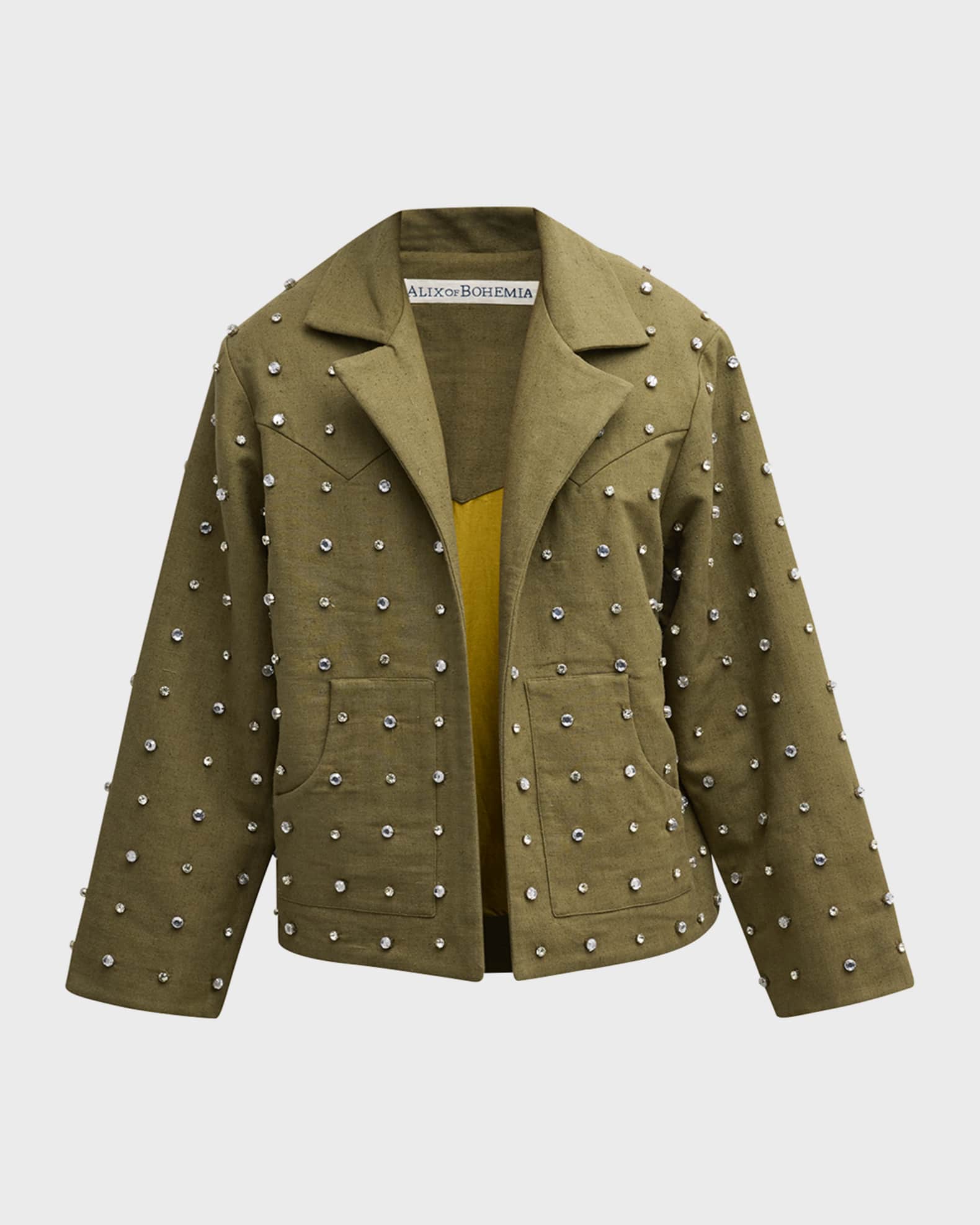 Alix of Bohemia Western Embellished Military Jacket Neiman Marcus