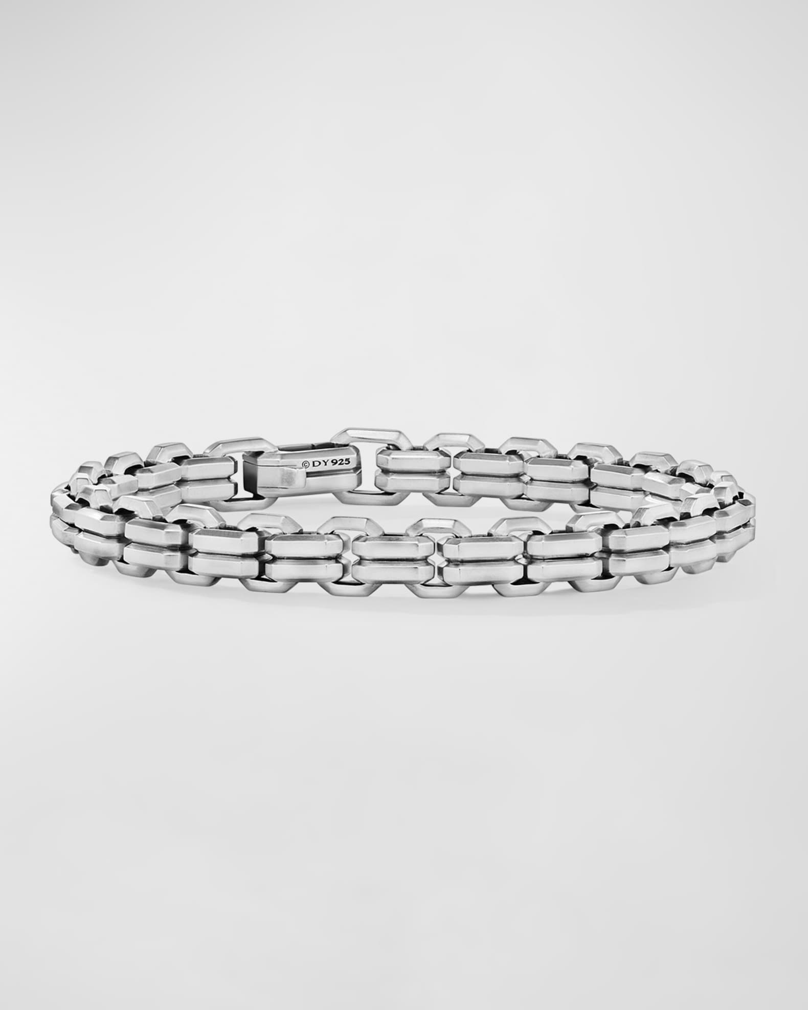 David Yurman Men's Streamline Double Heirloom Link Bracelet in Silver, 8mm