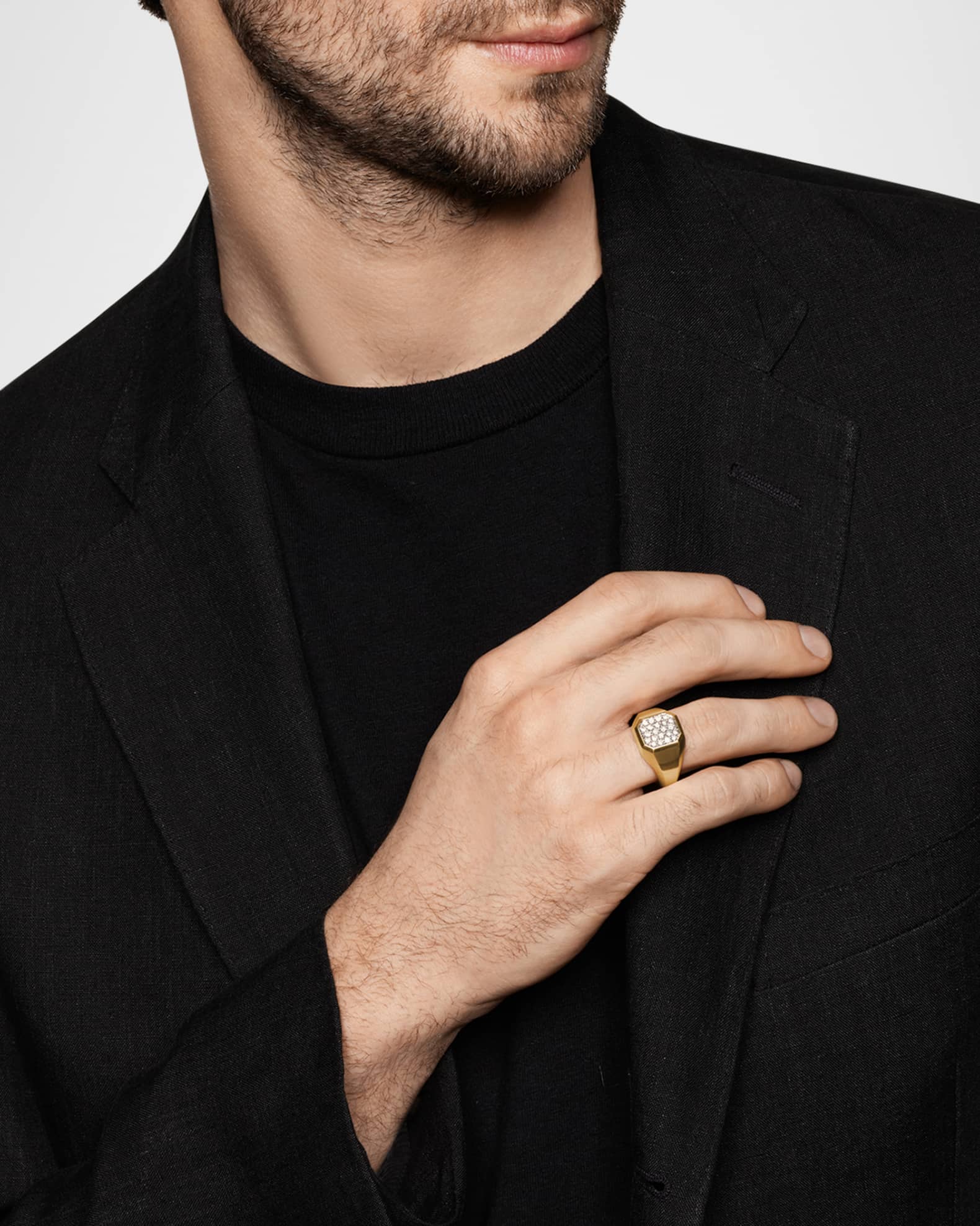 Streamline signet ring outlet