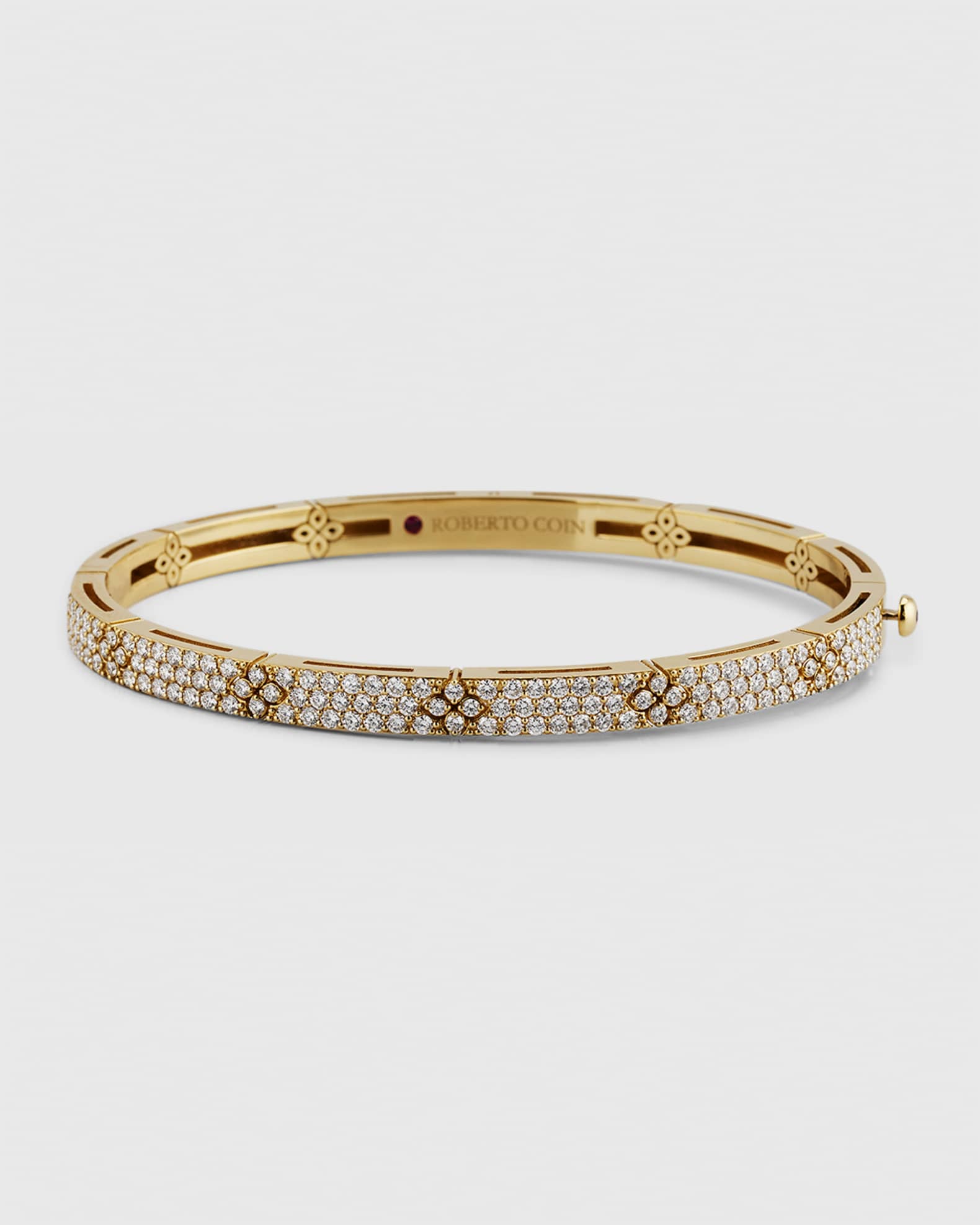 18K Love in Verona All Diamond Bangle 0