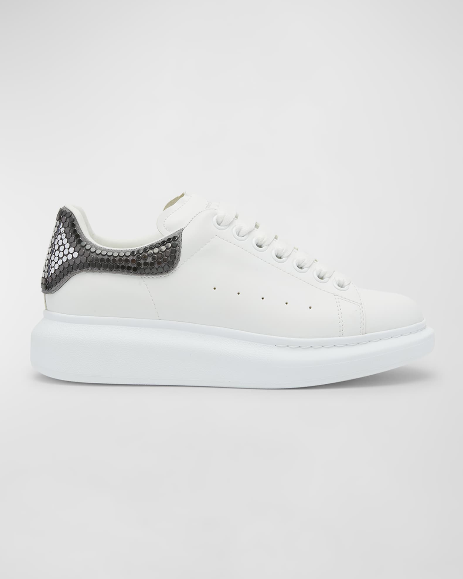 Alexander McQueen Oversized lace-up sneakers - White